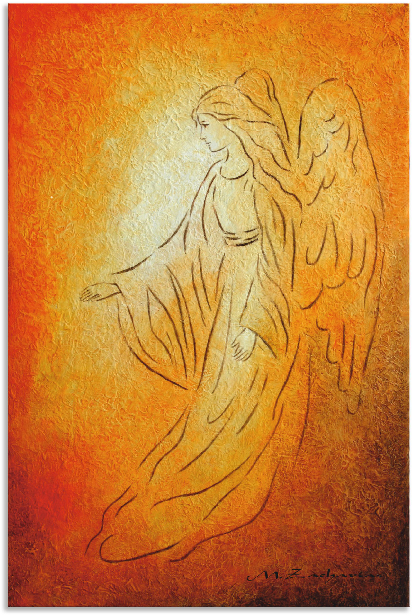 Wandaufkleber Leinwandbild, toskanische Artland Poster bequem (1 Wandbild oder »Traumhafte St.), versch. Alubild, kaufen als Grössen in Landschaft«, Europa,