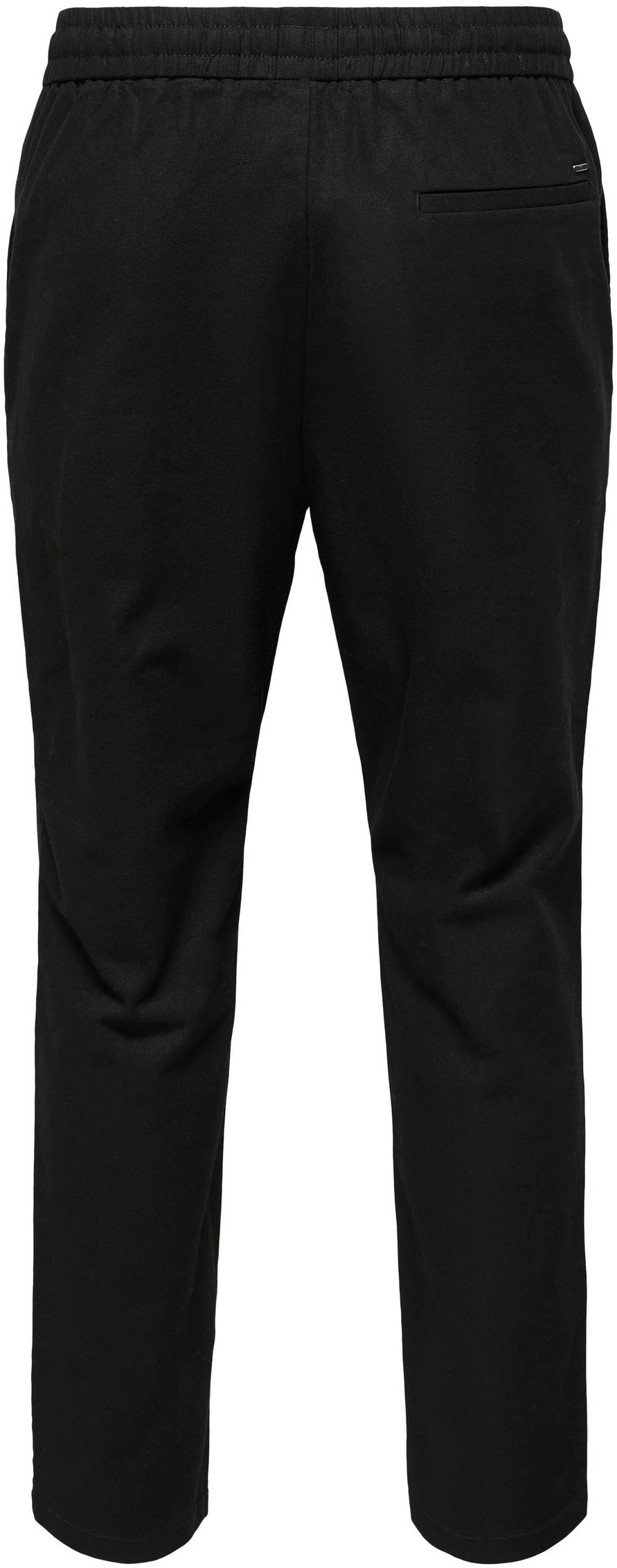ONLY & SONS Pantalon en tissu »ONSLINUS CROP 0007 COT LIN PNT NOOS«  mit Leinen