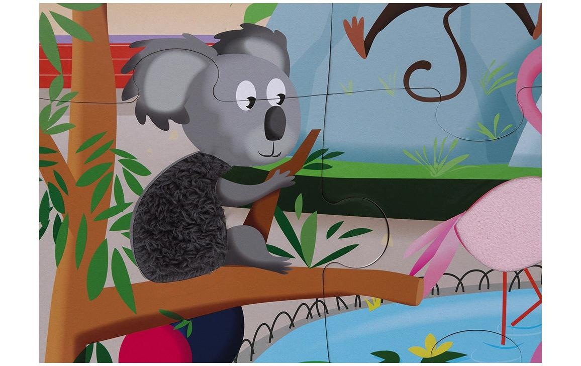 Janod Puzzle »Ein Tag im Zoo«