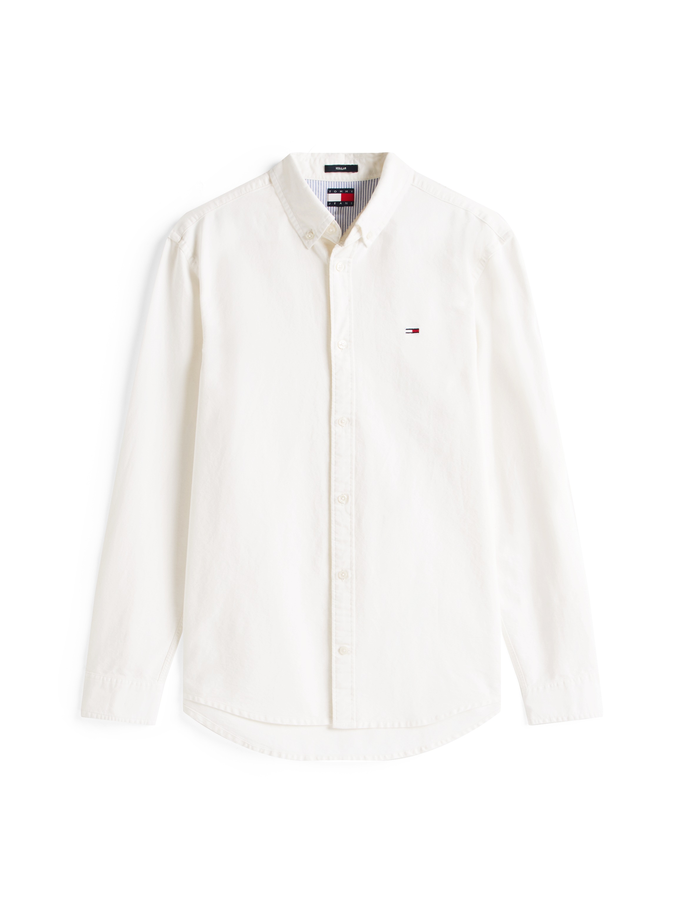 Tommy Jeans Chemise à manches longues »TJM REG OXFORD SHIRT EXT« Mit Rundhalsausschnitt