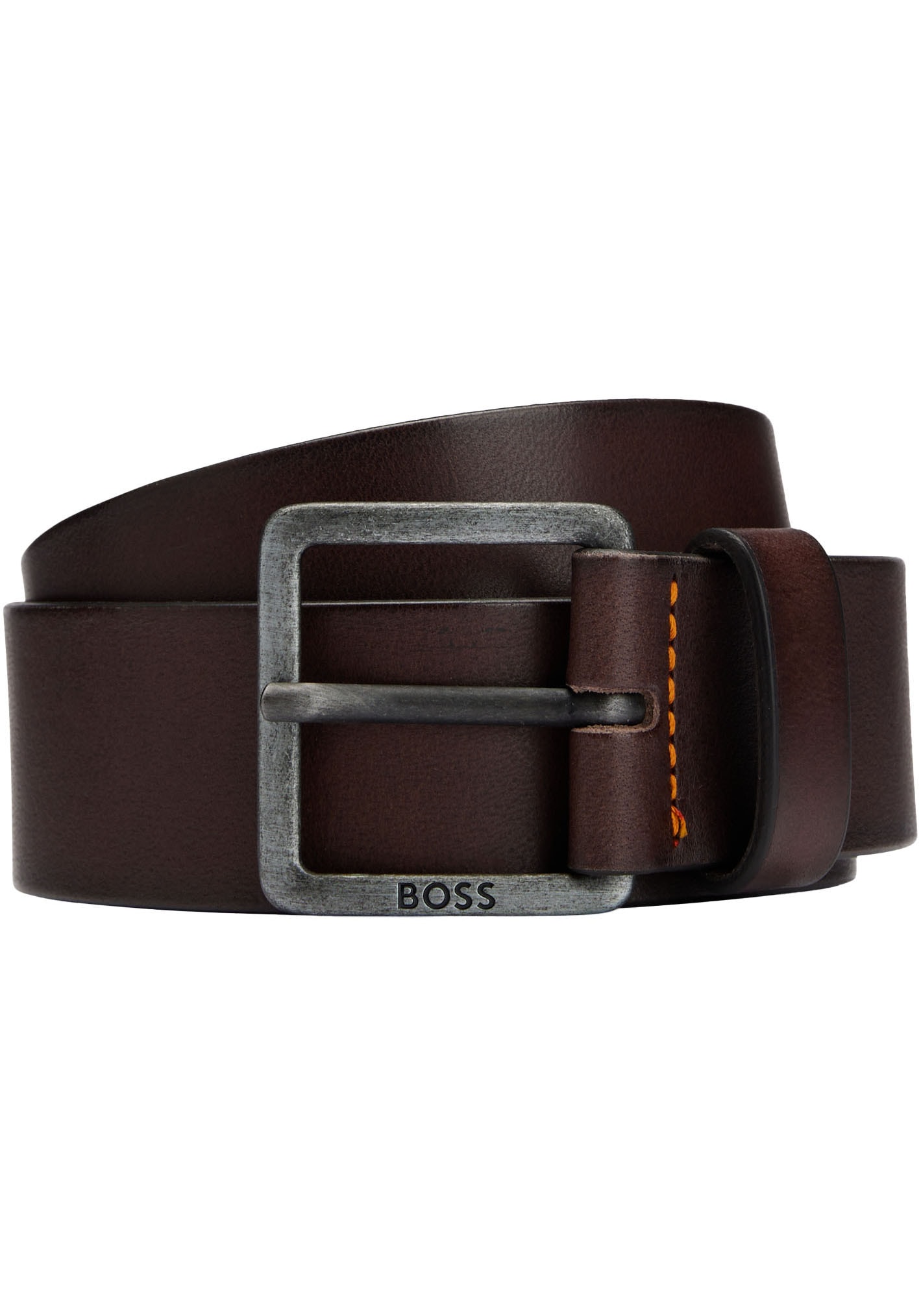 BOSS Ledergürtel »Jeeko_Sz40«, mit BOSS Logo-Schriftzug auf der Schliesse