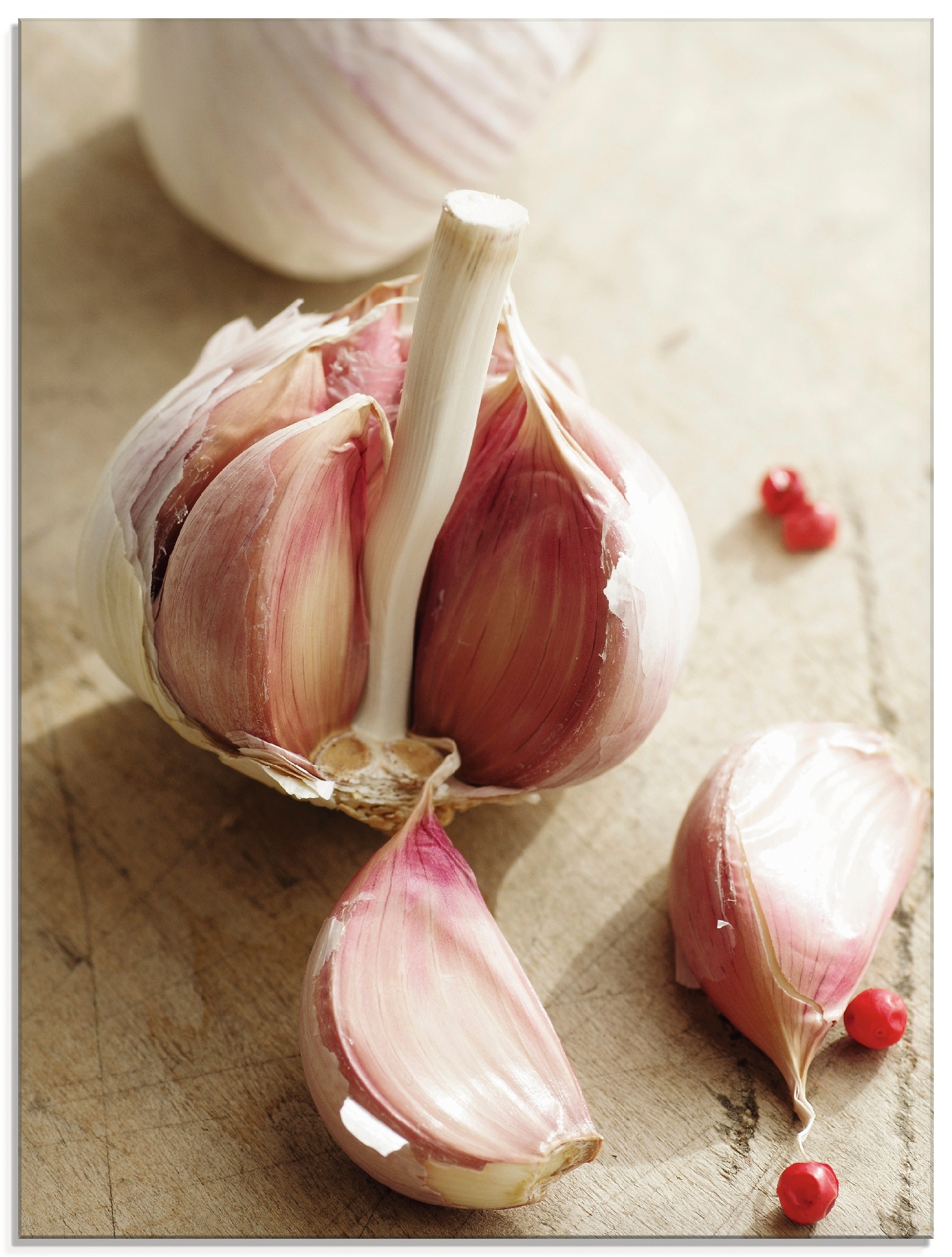 Image of Artland Glasbild »Frisches aus der Knoblauch Knolle«, Lebensmittel, (1 St.) bei Ackermann Versand Schweiz