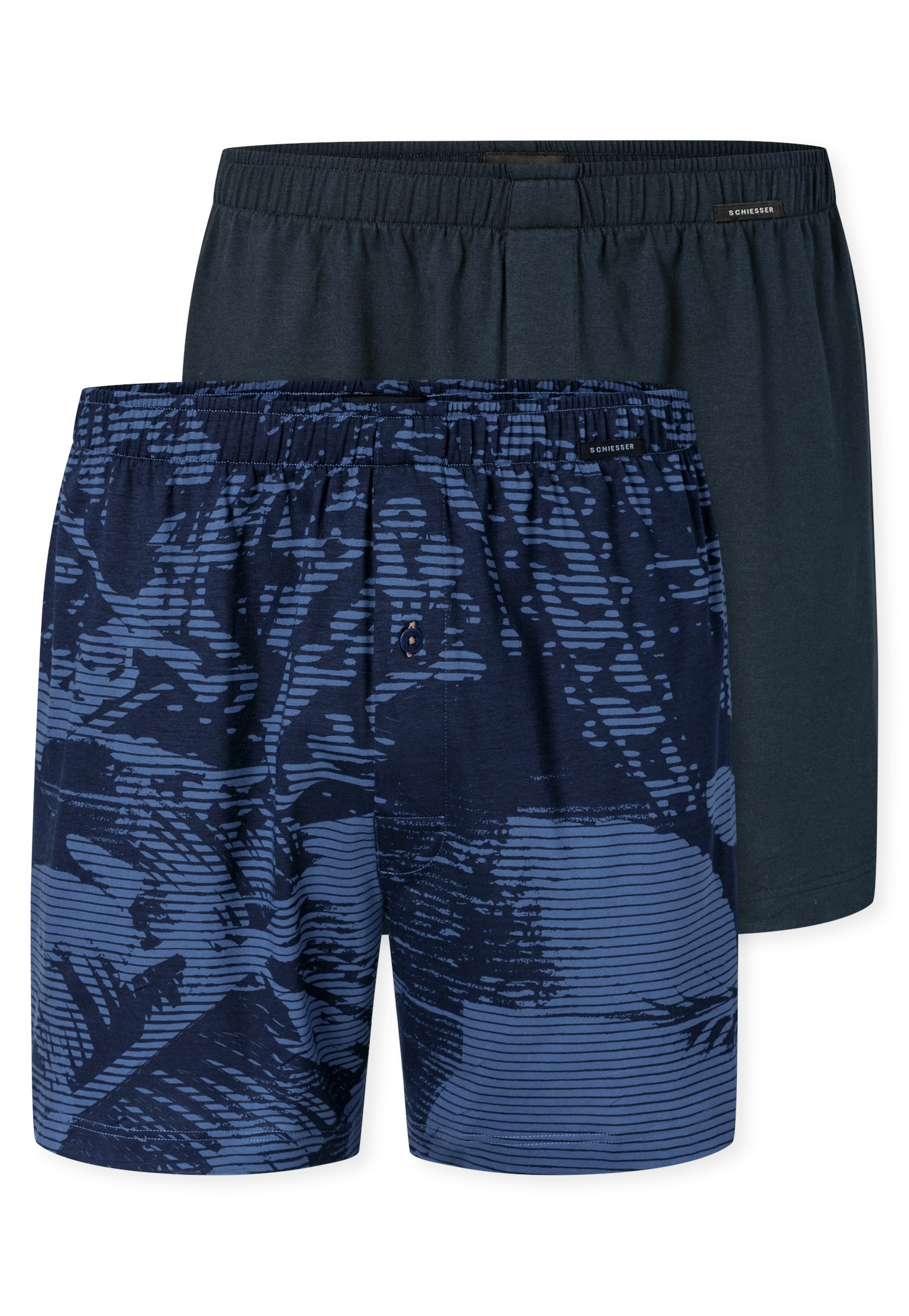 Image of Schiesser Weiter Boxer "Boxershorts Multipack" unktionaler Knopfleiste und sichtbarem Knopf