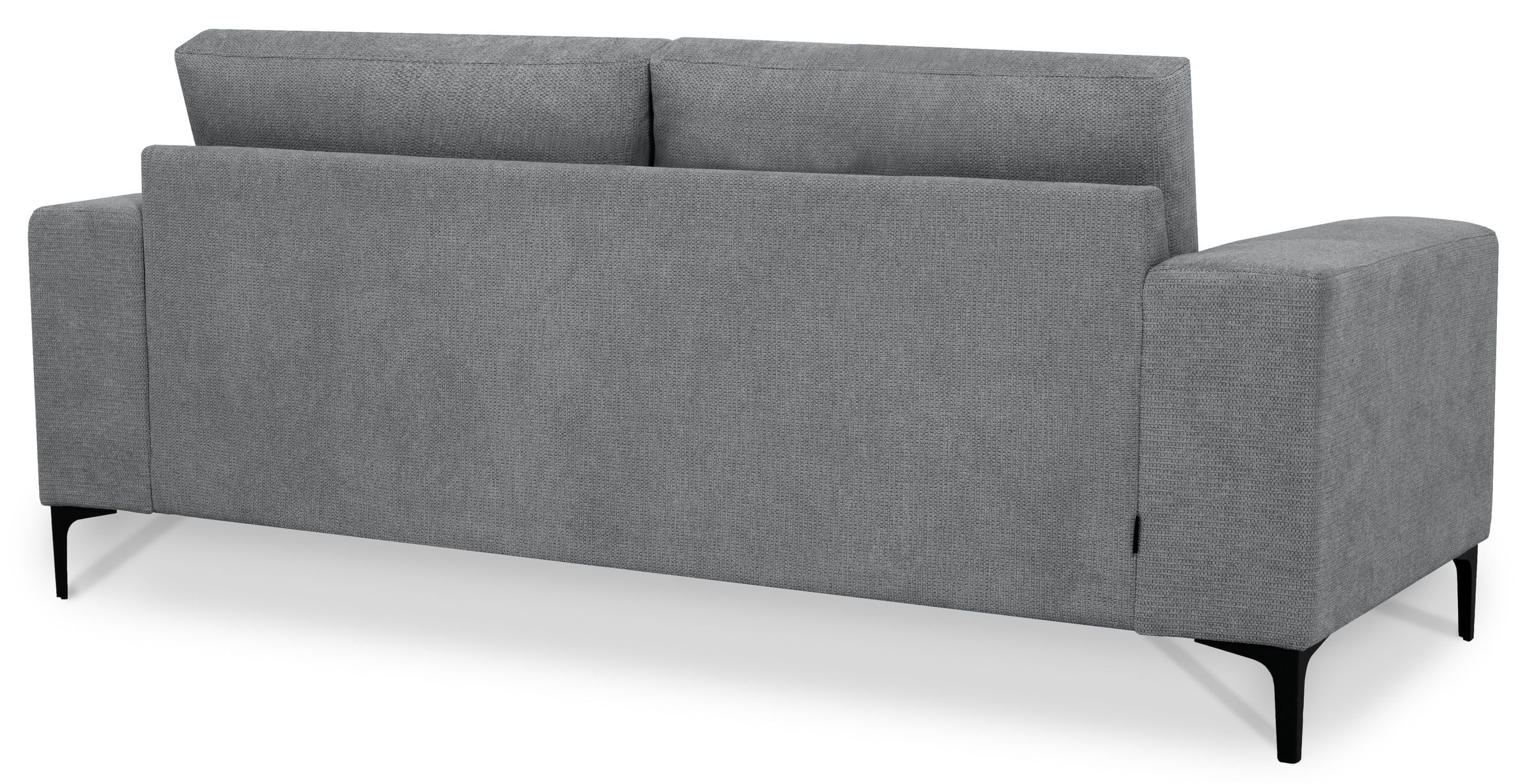 Places of Style 2-Sitzer »Xander«, Breite 164 cm, Webstoff, Soft-Touch Chenille, schwarze Metallfüsse