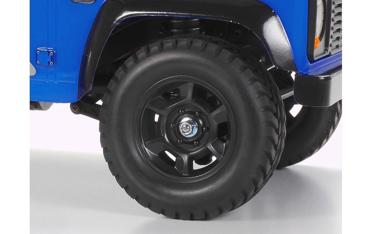 Tamiya RC-Auto »Crawler Land Rover Defender D90 Blau CC-02 Kit«