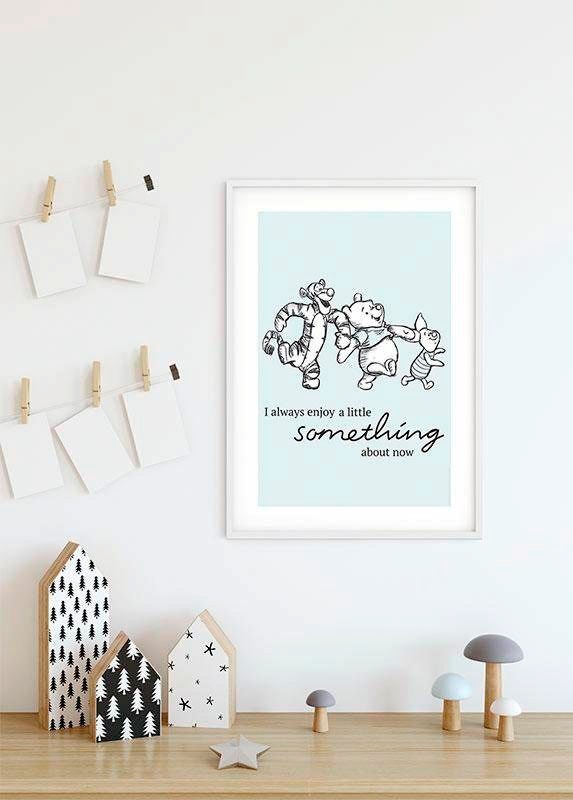 Komar Image »Winnie the Pooh Little Something« 1 cuis tlg. Wandbild zur Dekoration im Kinderzimmer - ohne Rahmen