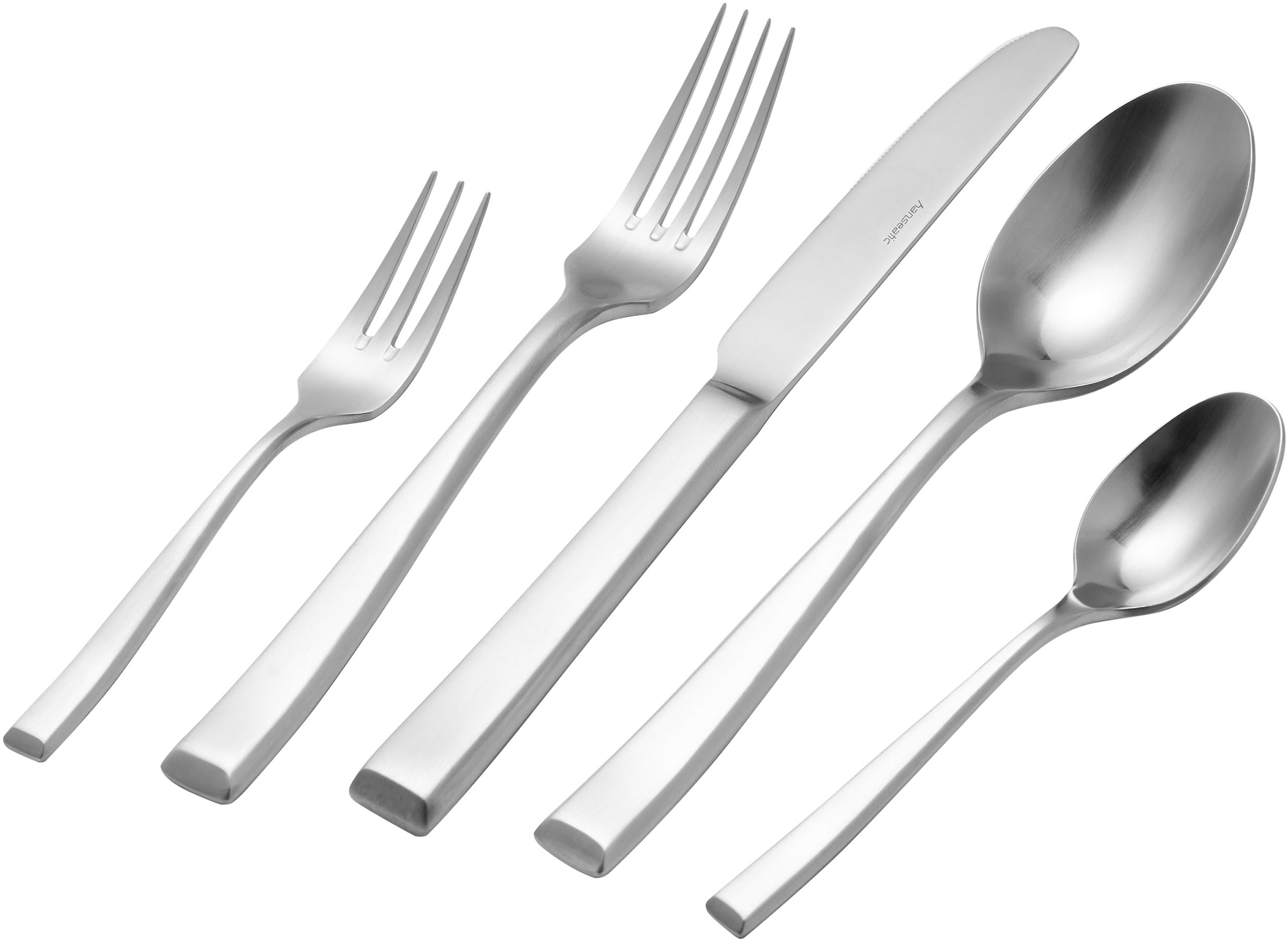 Hanseatic Besteck-Set »PREMIUM« verstärktes Material und trapezförmiges Design am Griffende