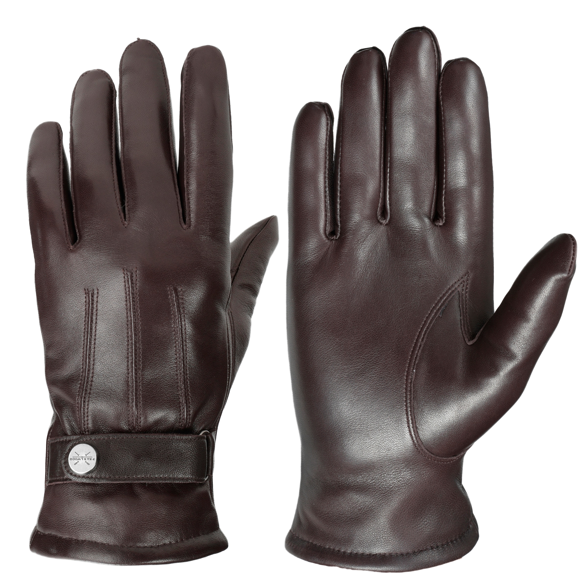 Image of PEARLWOOD Lederhandschuhe "BROOKS" weiches Innenfutter, Wollanteil, verstellbarer Lederriegel