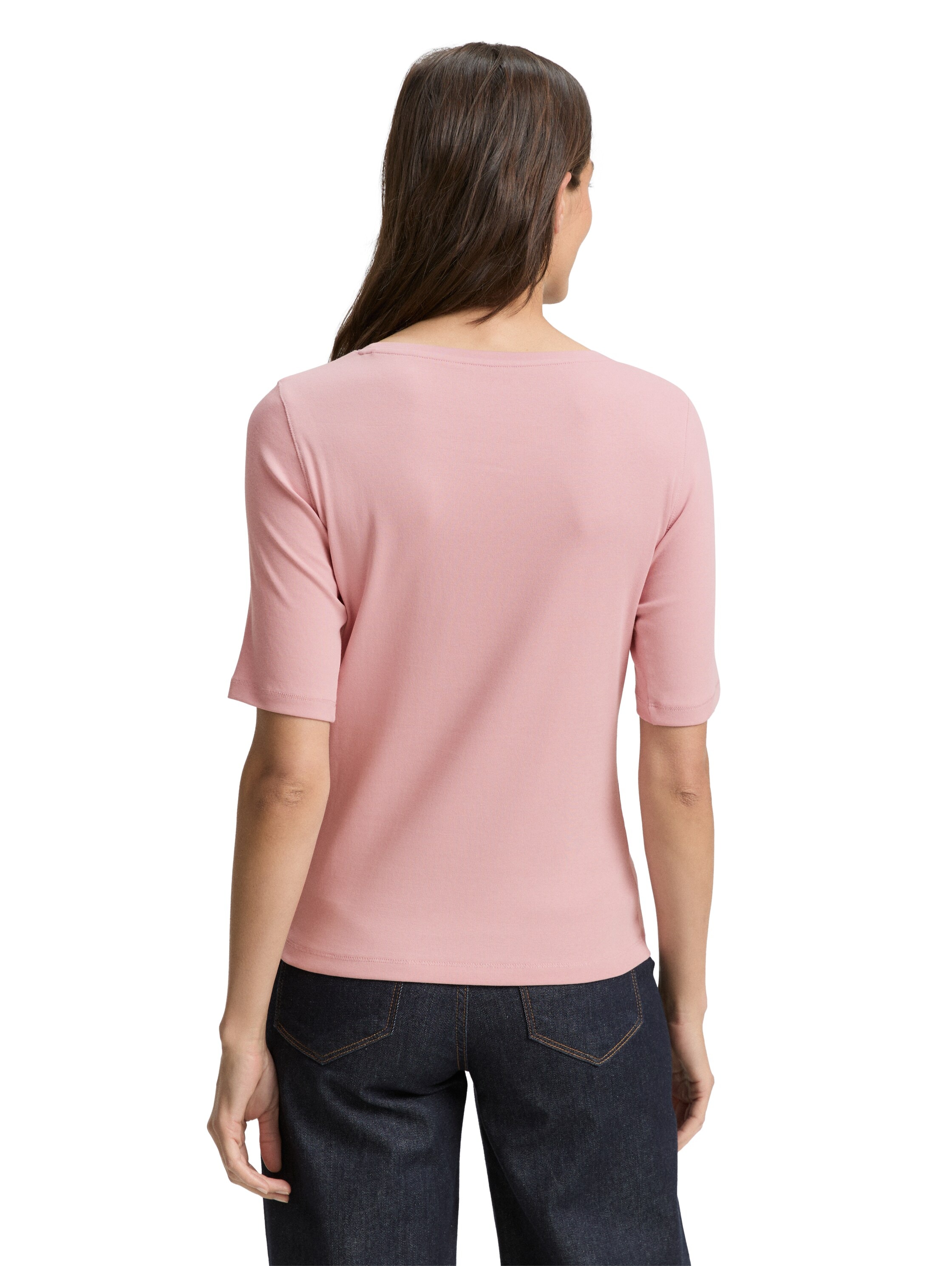 TOM TAILOR T-Shirt, mit grossem Rundhalsausschnitt