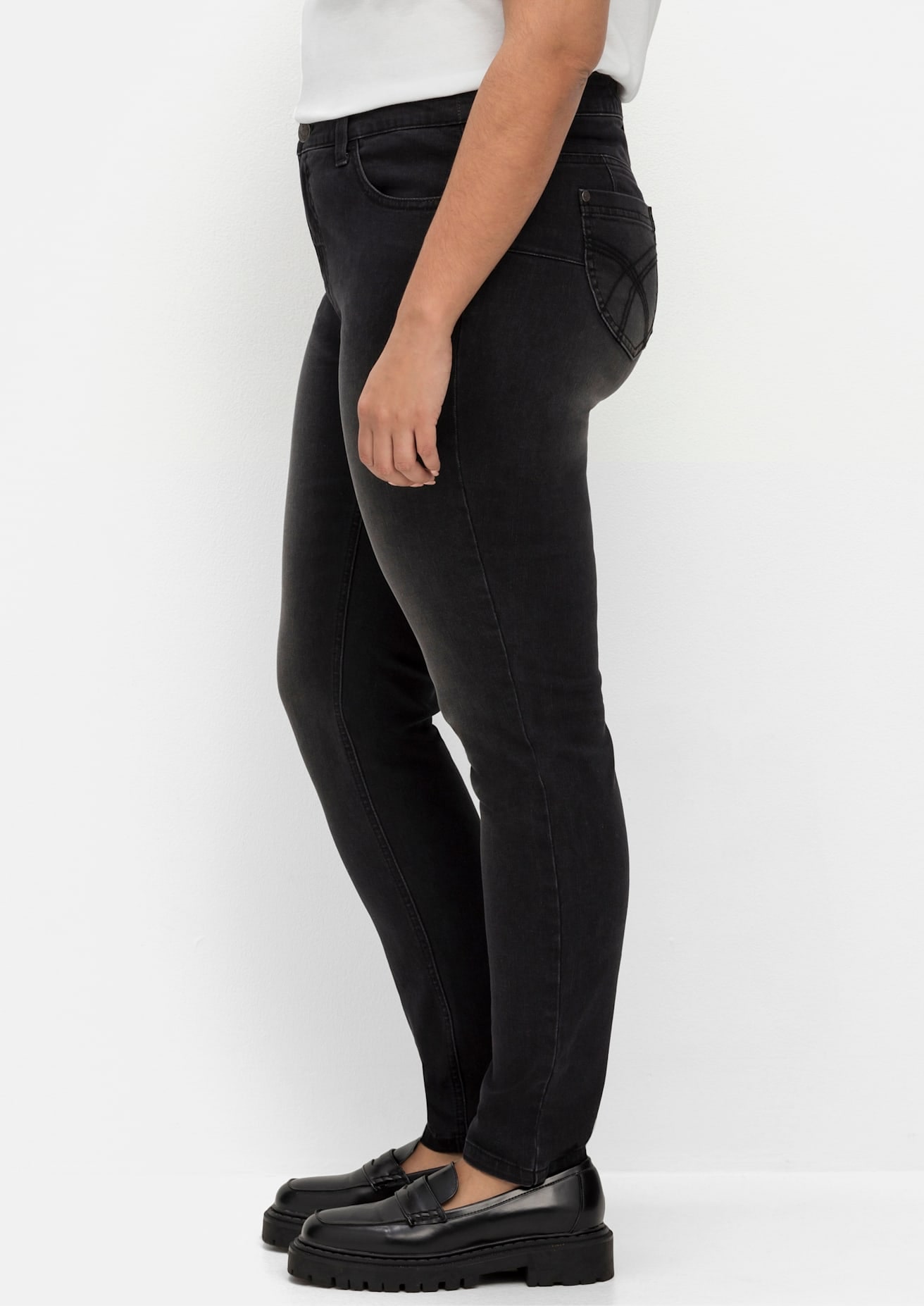 Sheego Bequeme Jeans, (1 tlg.)