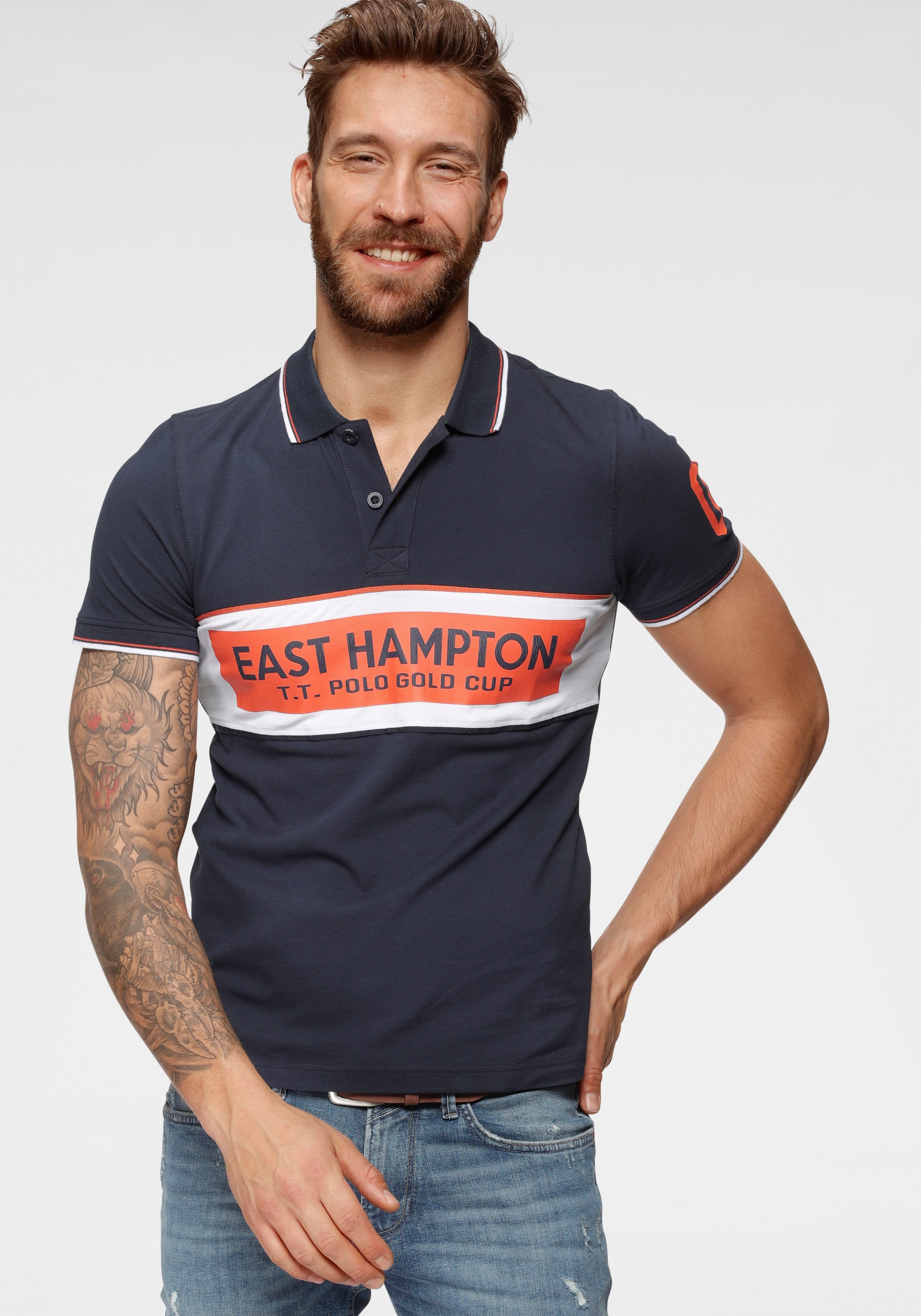 Image of TOM TAILOR Polo Team Poloshirt, mehrfarbig bei Ackermann Versand Schweiz