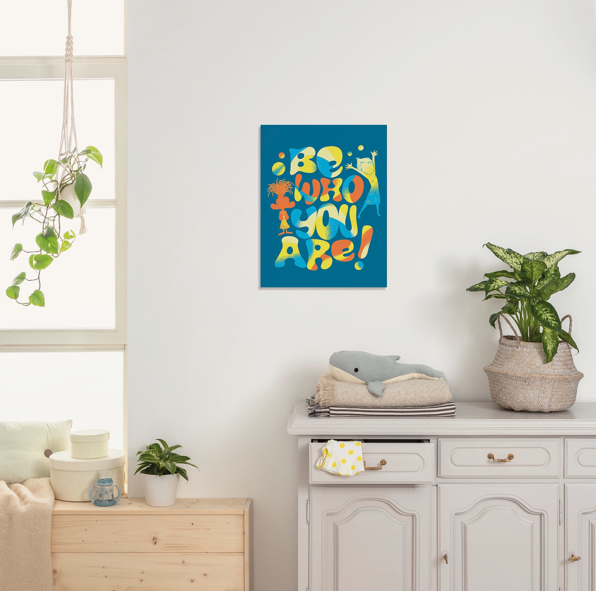 Image of Komar Leinwandbild "Disney and Pixar Inside Out Be Who You Are" Disney 1 Stk. tlg. 30 x 40 cm (Breite x Höhe) - Kinderzimmer, Dekoration