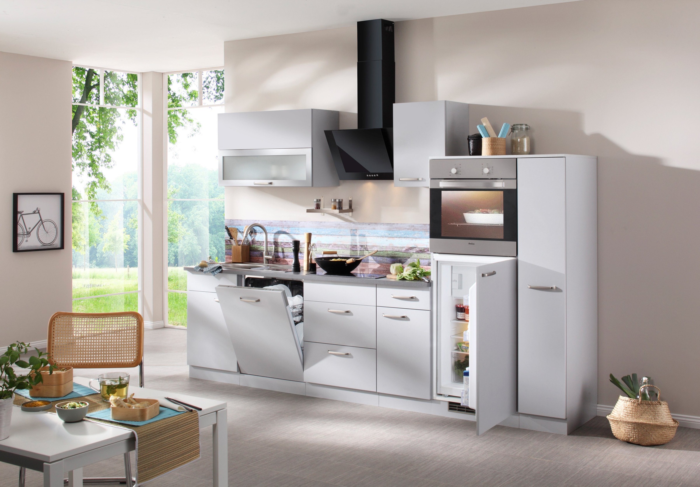 wiho Küchen Armoire suspendue pliante »Michigan«