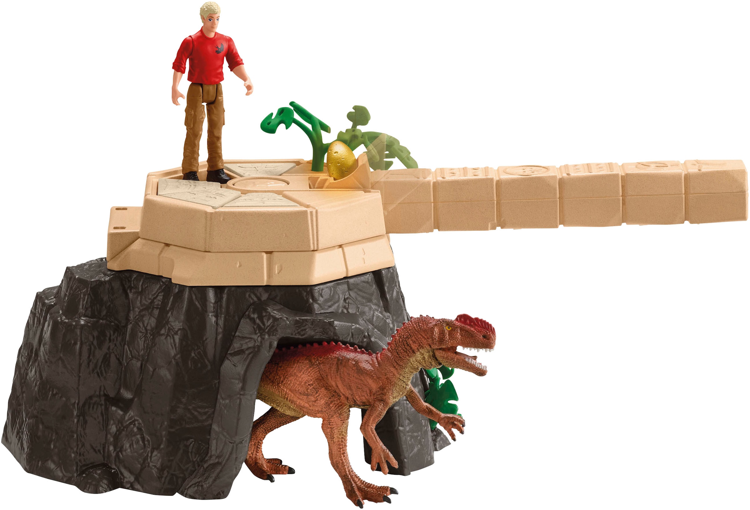Schleich® Monde de jeu »DINOSAURS, Dino Tempel-Eroberung Mega-Set (42656)«