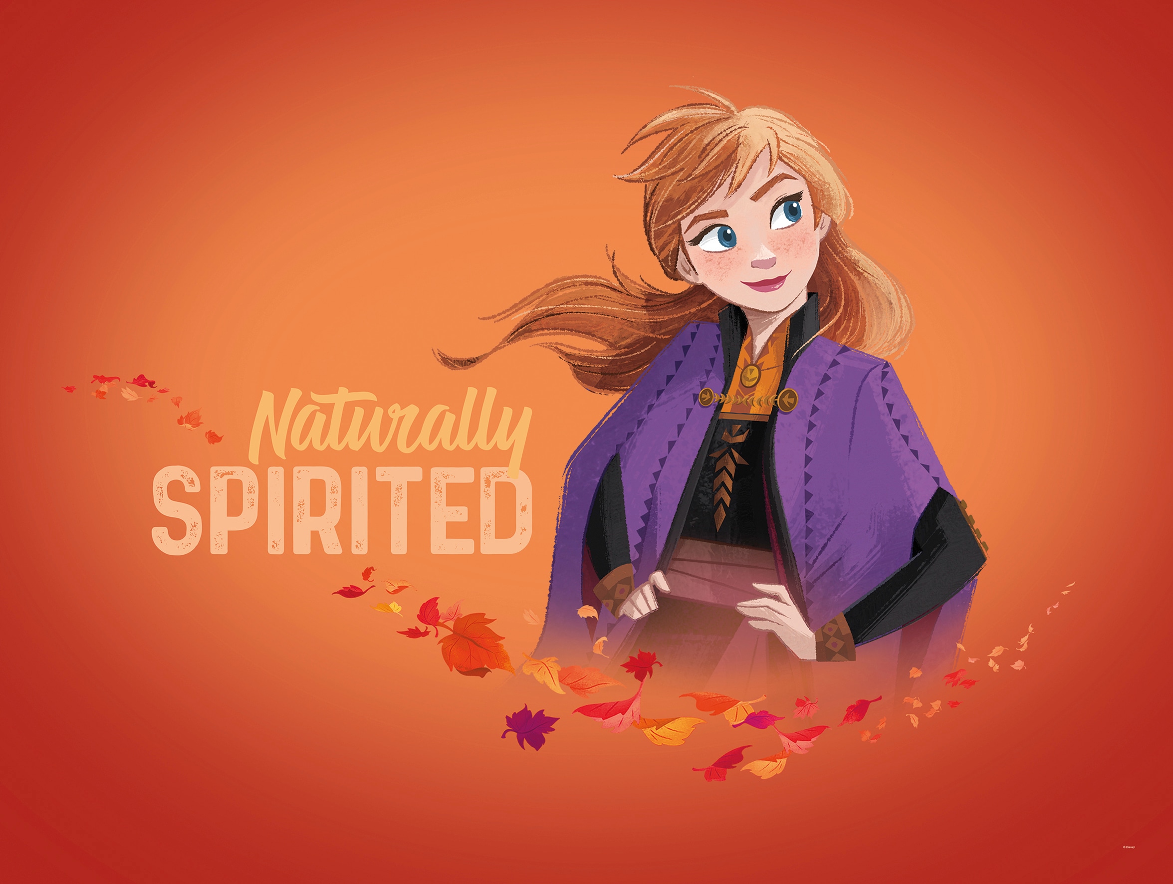 Poster »Frozen 2 Anna Autumn Spirit«, Disney, (1 St.), Kinderzimmer, Schlafzimmer,...