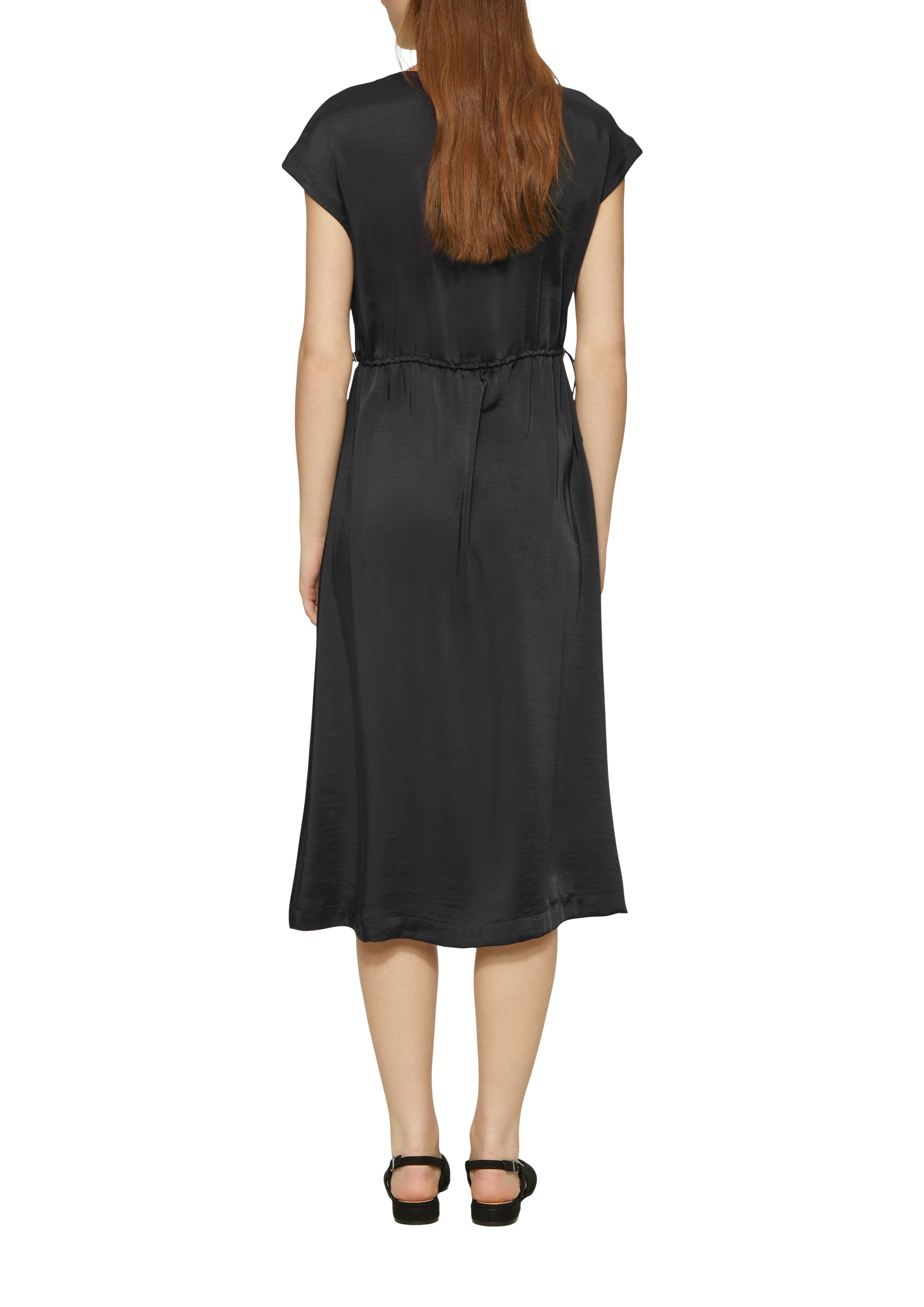 s.Oliver A-Linien-Kleid, mit überschnittenen Schultern
