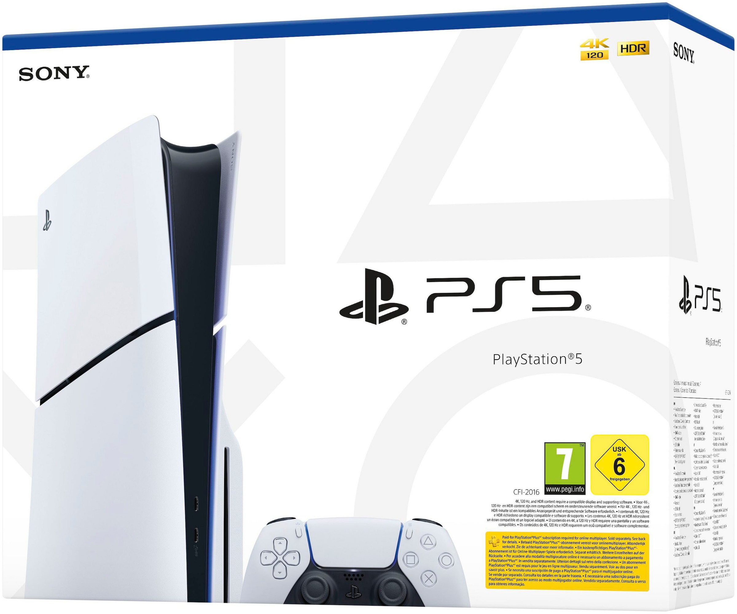 PlayStation 5 Konsolen-Set »Disk Edition (Slim) + vertikaler Standfuss«