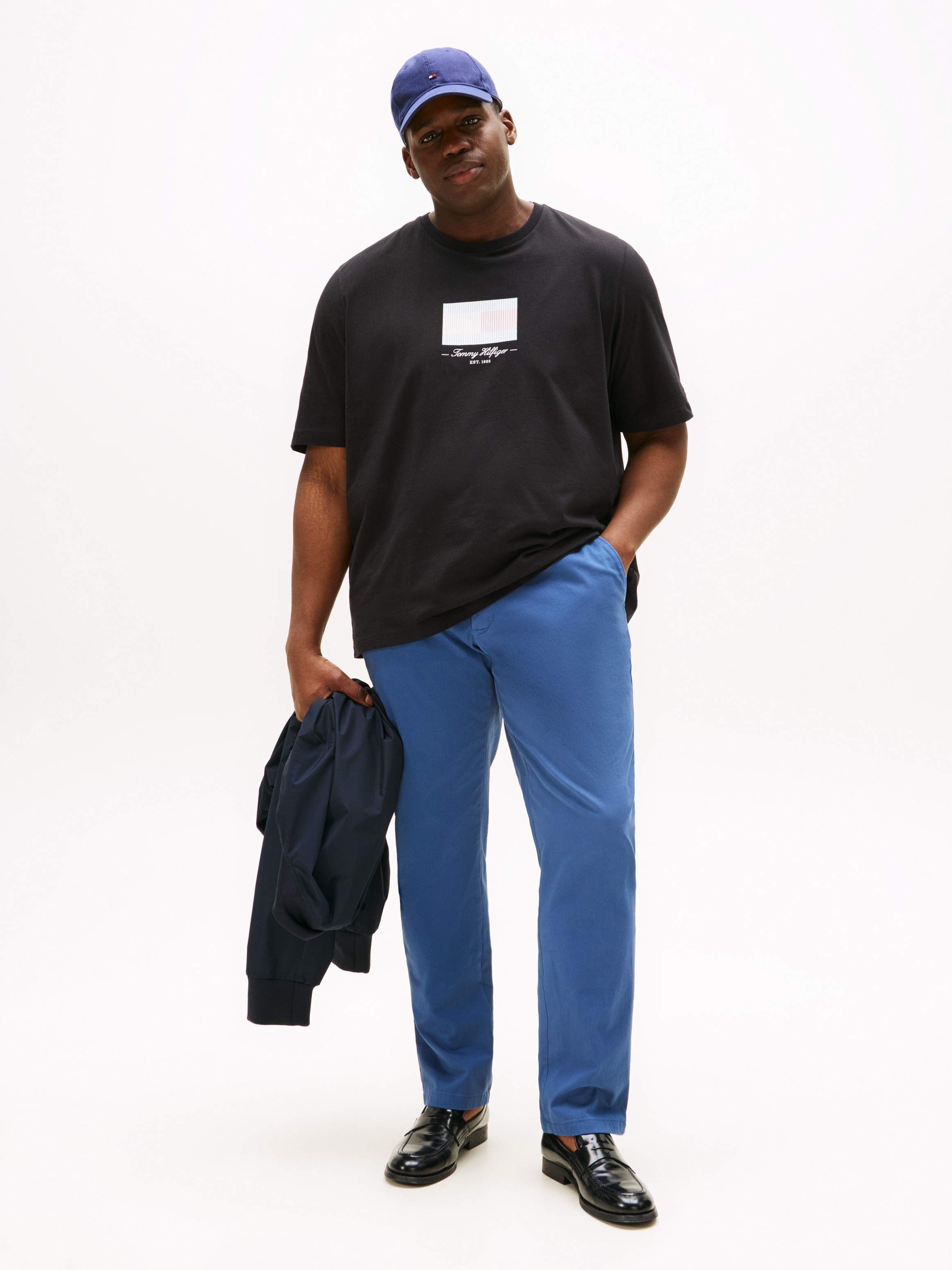Tommy Hilfiger Big & Tall T-Shirt »BT-ITHACA FLAG TEE-B«, Grosse Grössen