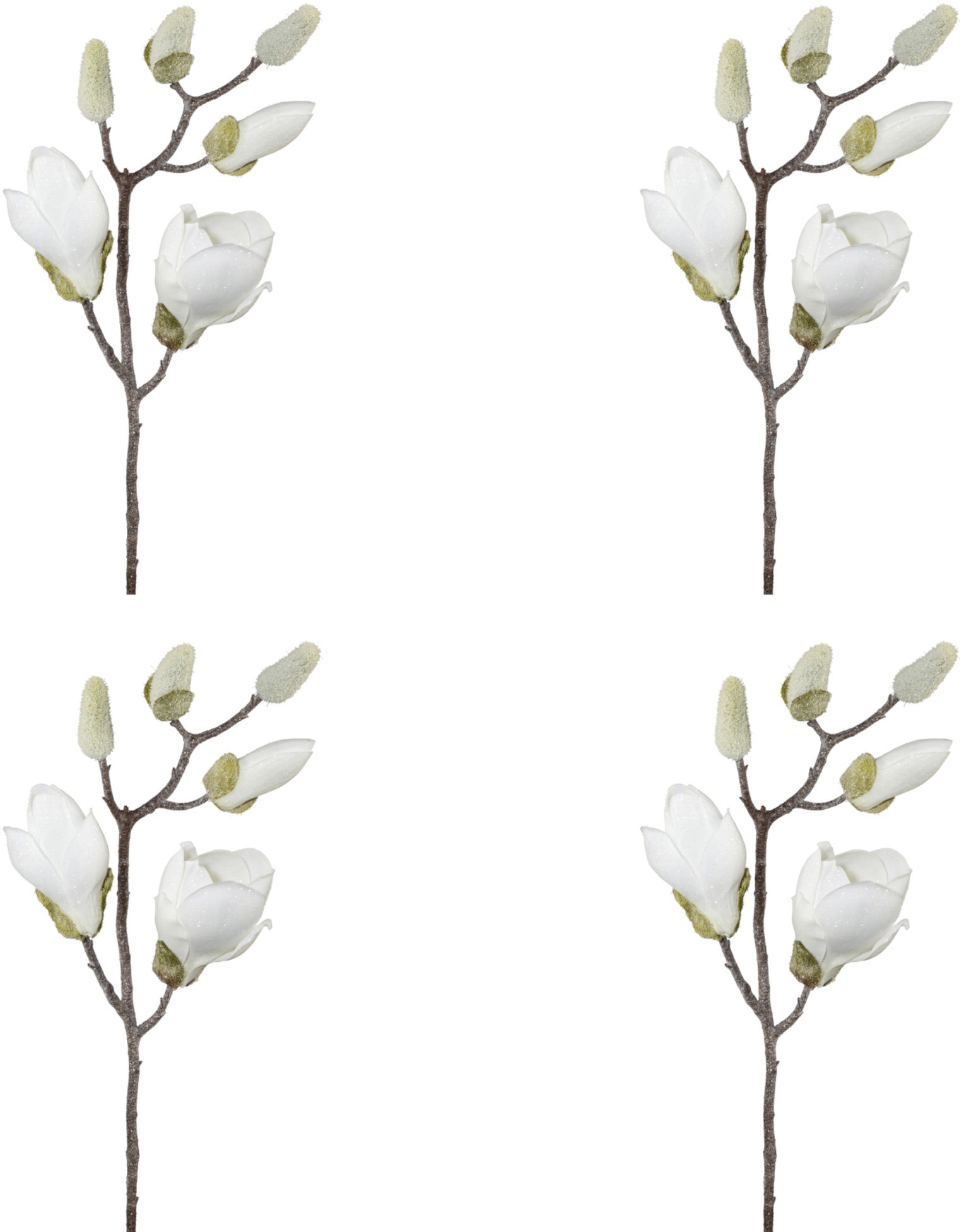 Image of Creativ green Kunstblume, (4 St., 4 Stück), mit geeister Optik bei Ackermann Versand Schweiz