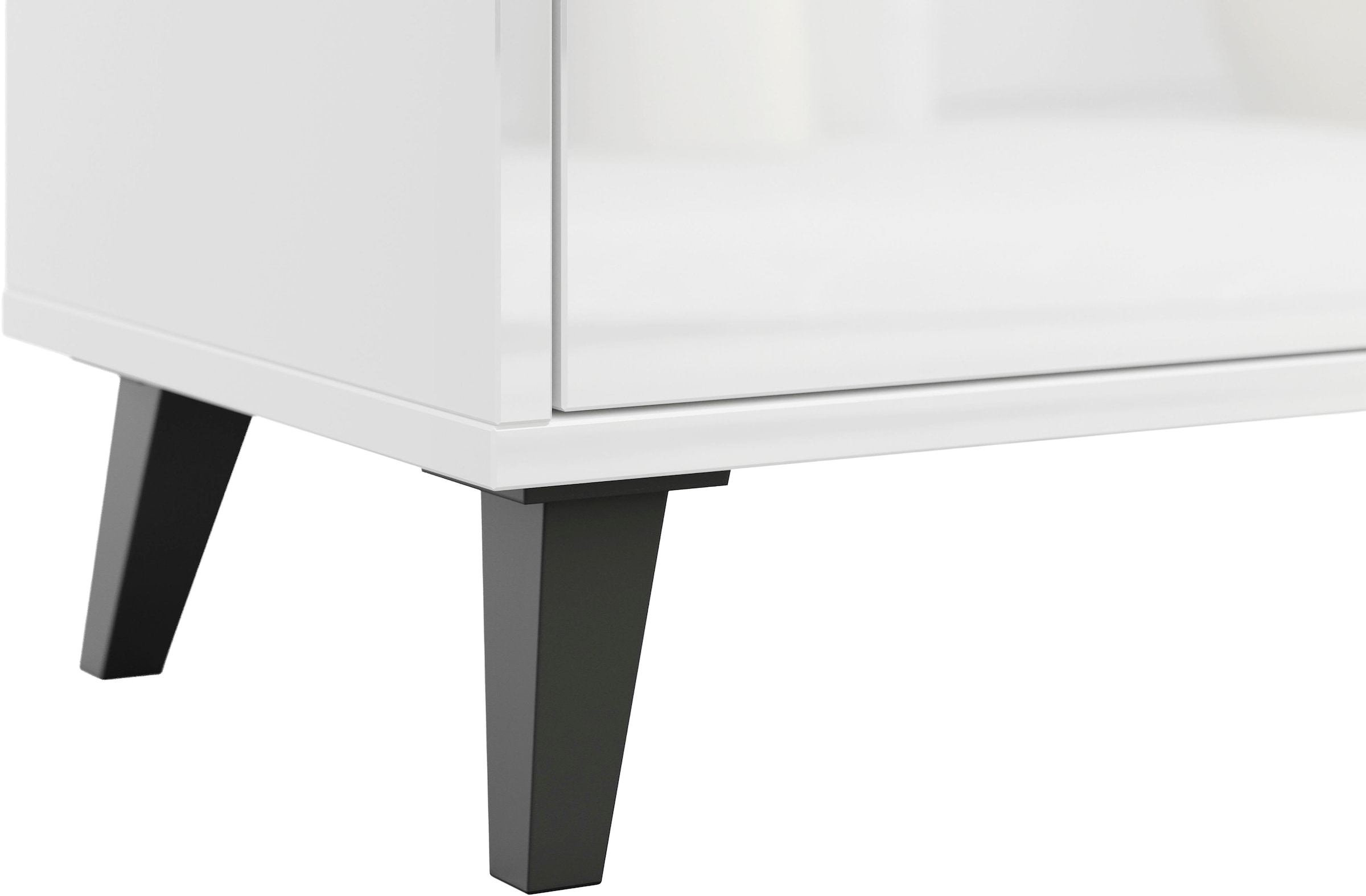 GOODproduct Buffet »Oslo, B/H/T: 180/76/39,5 cm« 9 tiroirs, poignées noires en métal, beaucoup d'espace de rangement