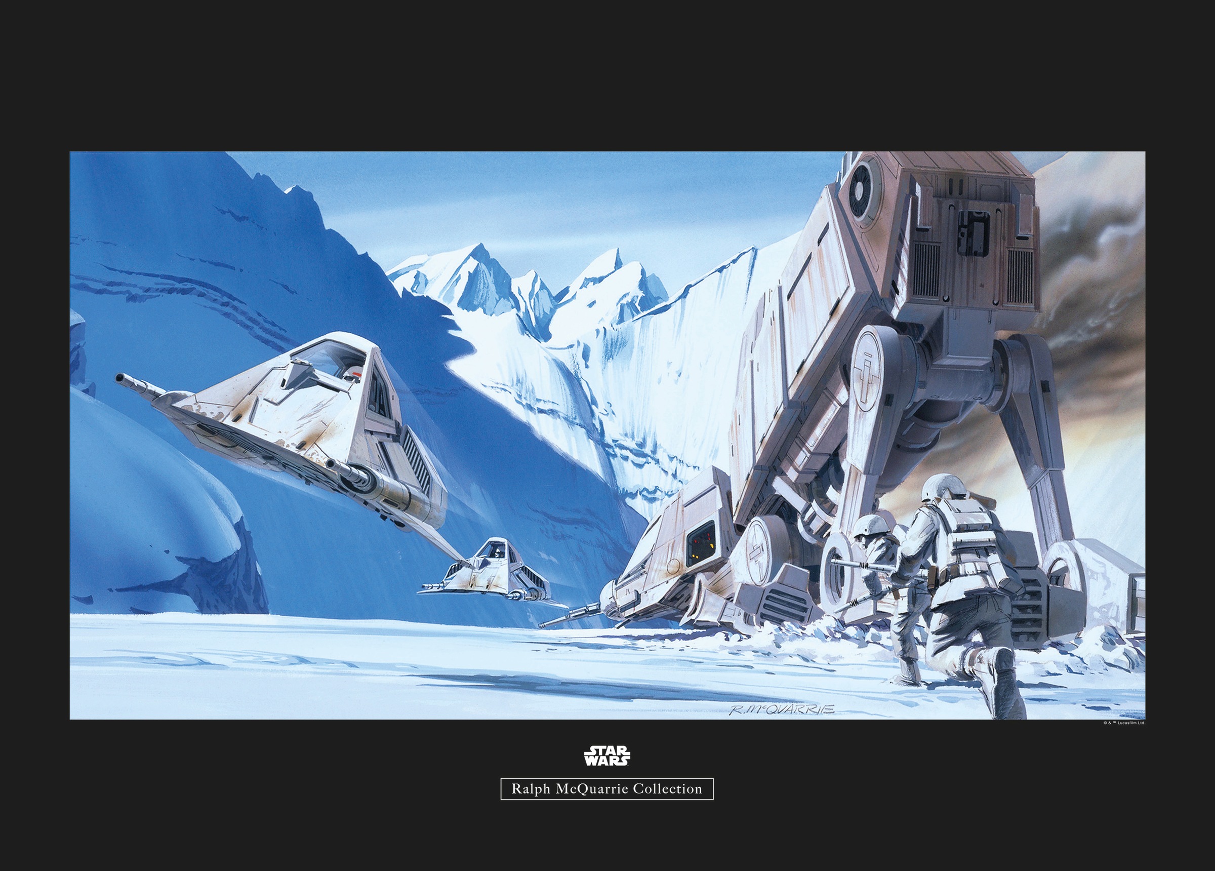 Image of Komar Poster »Star Wars Classic RMQ Hoth Battle Snowspeeder«, Star Wars bei Ackermann Versand Schweiz