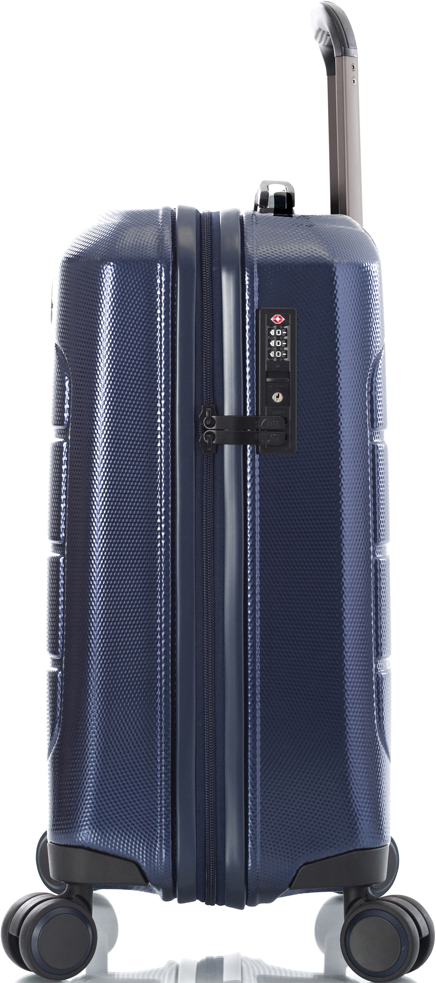 Heys Hartschalen-Trolley »Eco Case, 53 cm, Navy Blau«, 4 Rollen, Heys x Joachim Llambi Handgepäck-Koffer Reisegepäck