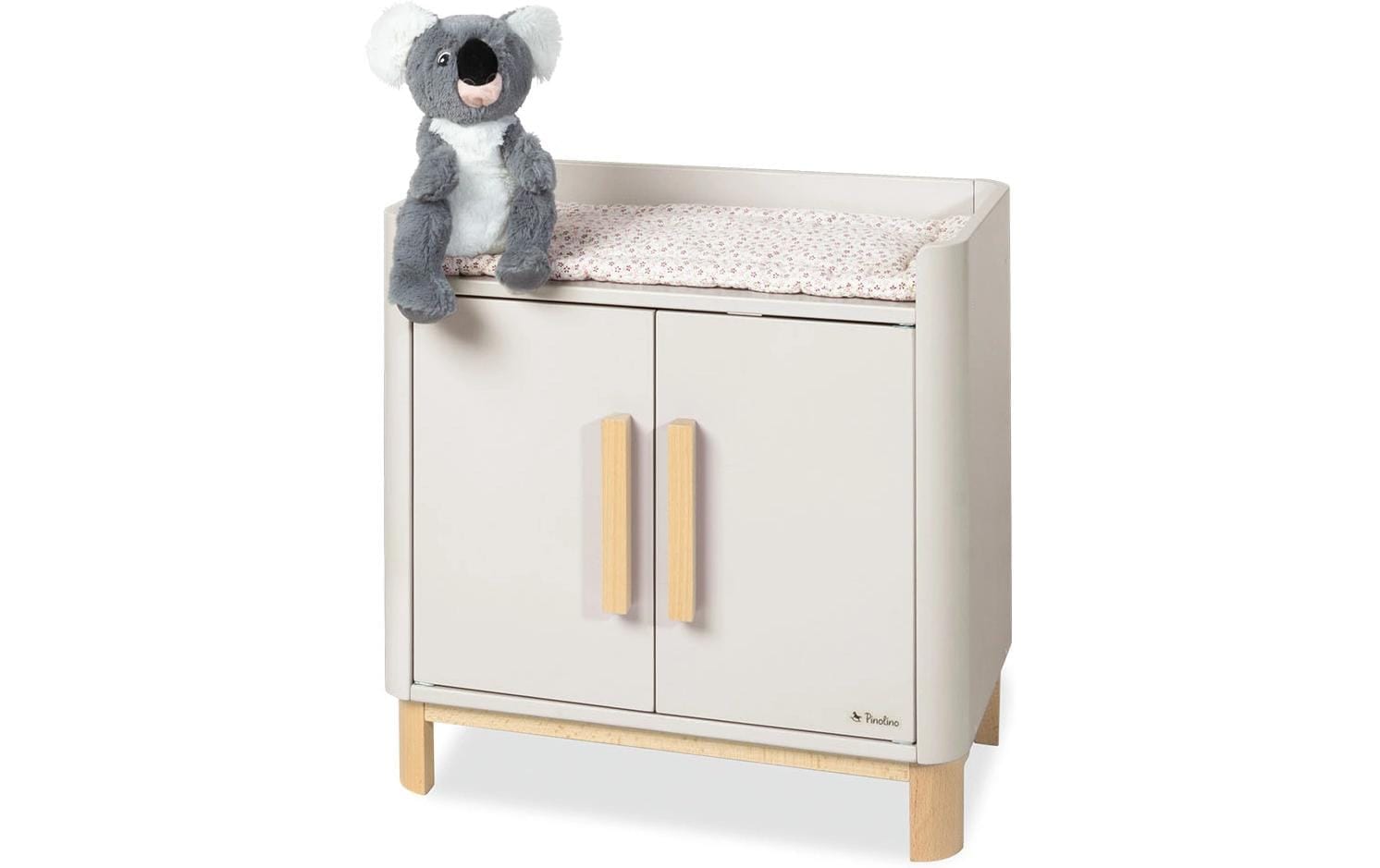 Pinolino® Puppenmöbel »Malea« inklusive Wickelauflage »rosa Blümchen«