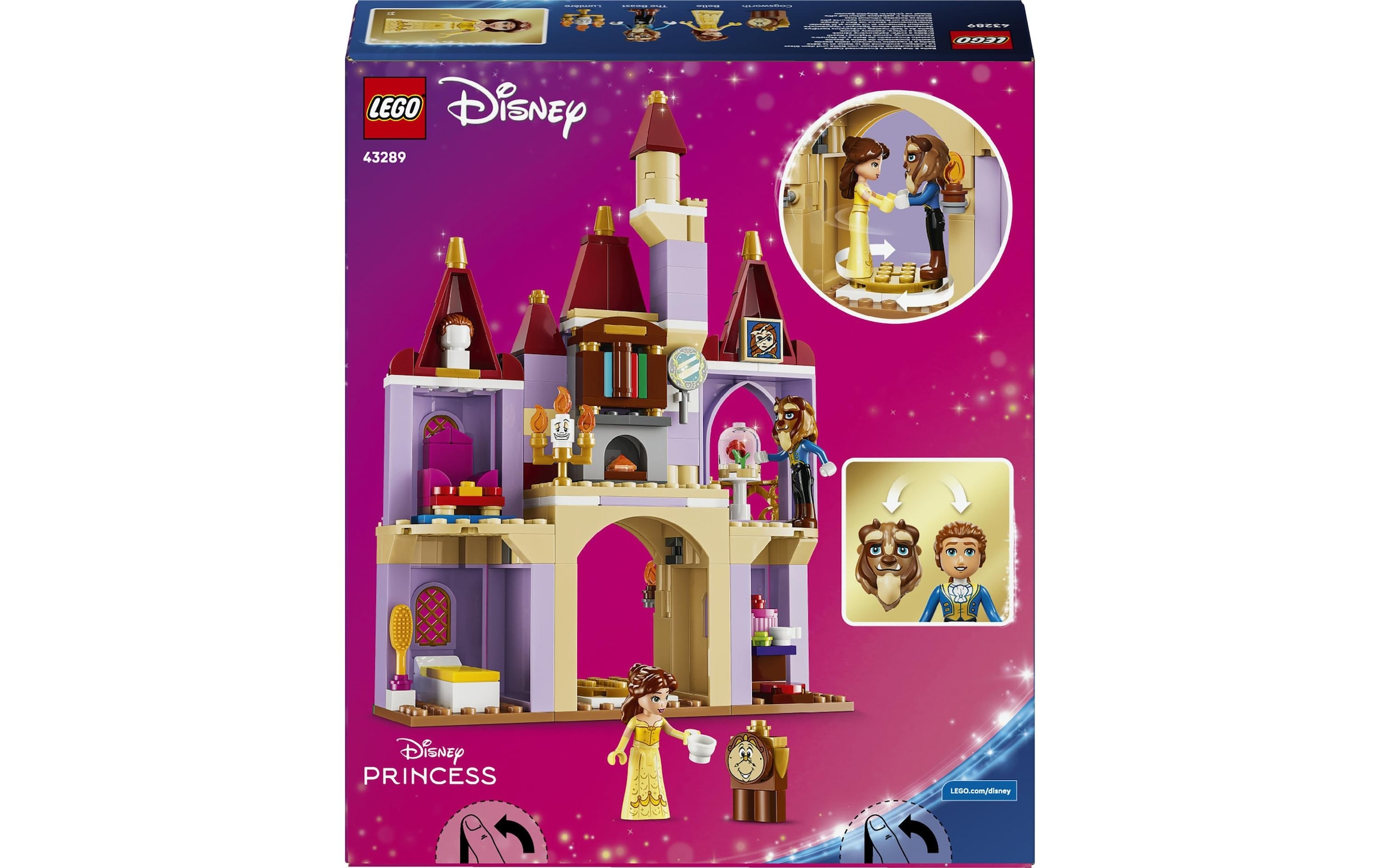 LEGO® Konstruktionsspielsteine »Das verzauberte Schloss von Belle und dem Biest (43289)« LEGO Disney Princess; Made in Europe
