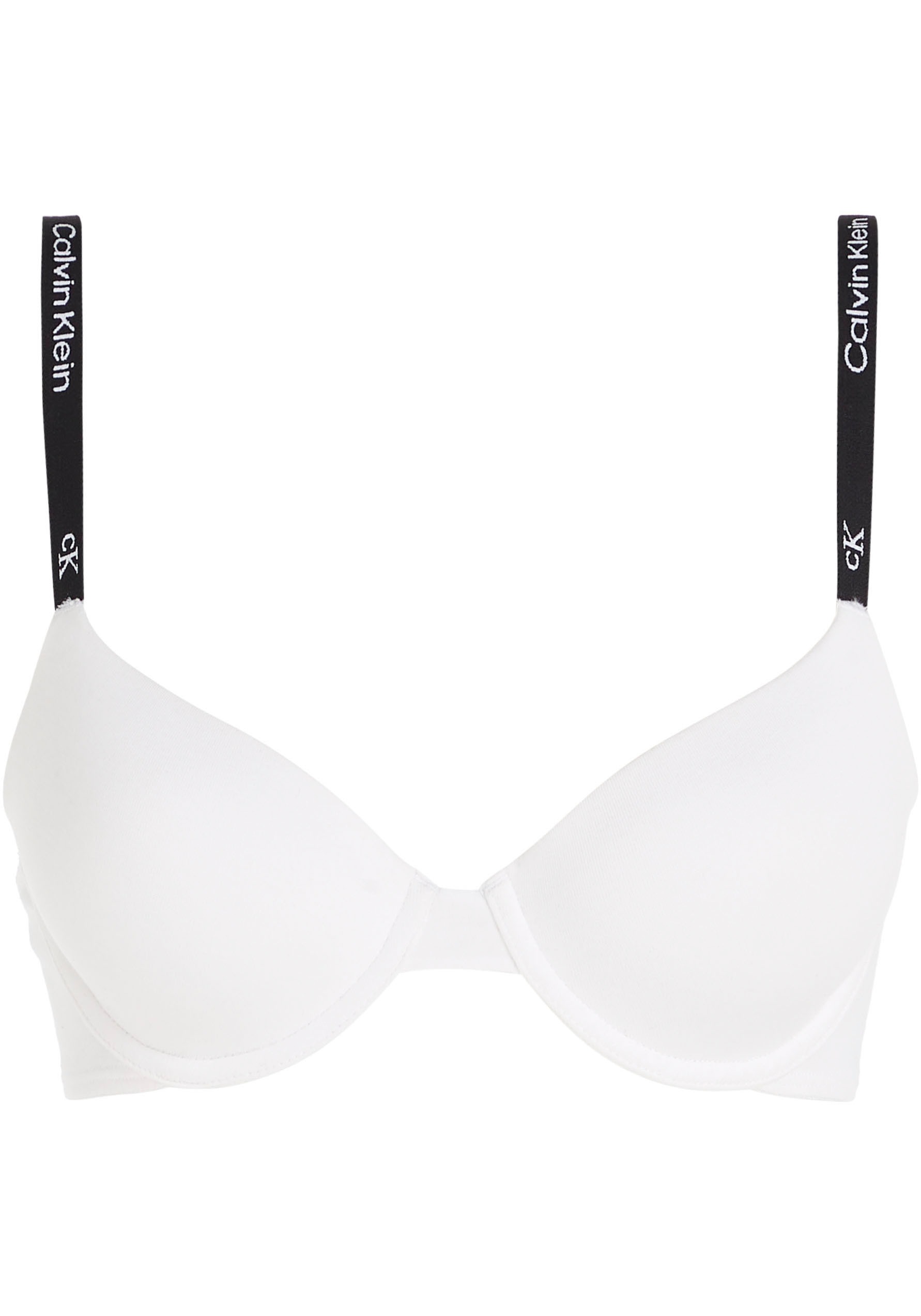 Calvin Klein Underwear Bügel-BH »LIGHTLY LINED DEMI«, mit Logoschriftzügen am Träger
