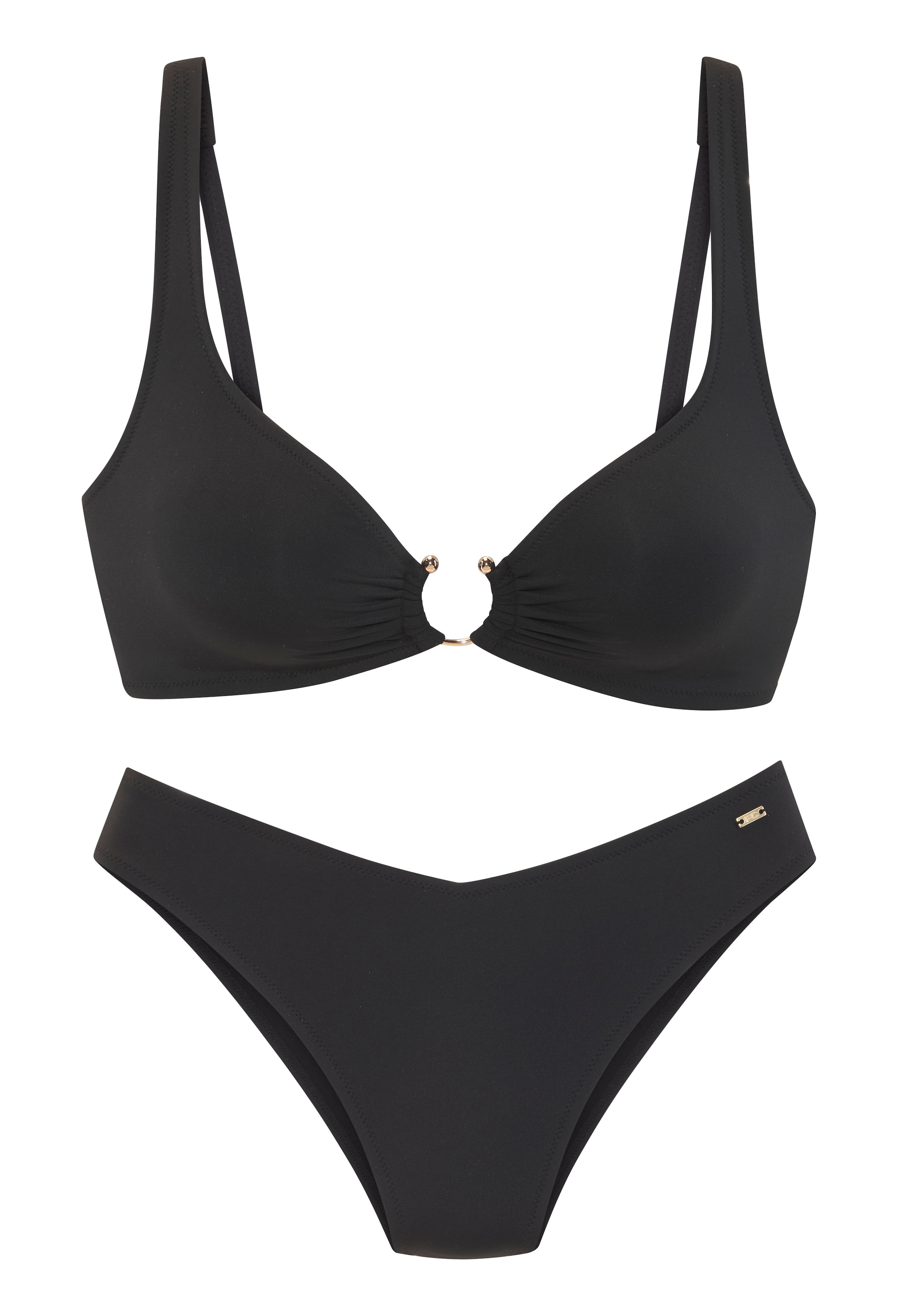 French Connection Bikini triangle mit Zierdetail zwischen den Cups