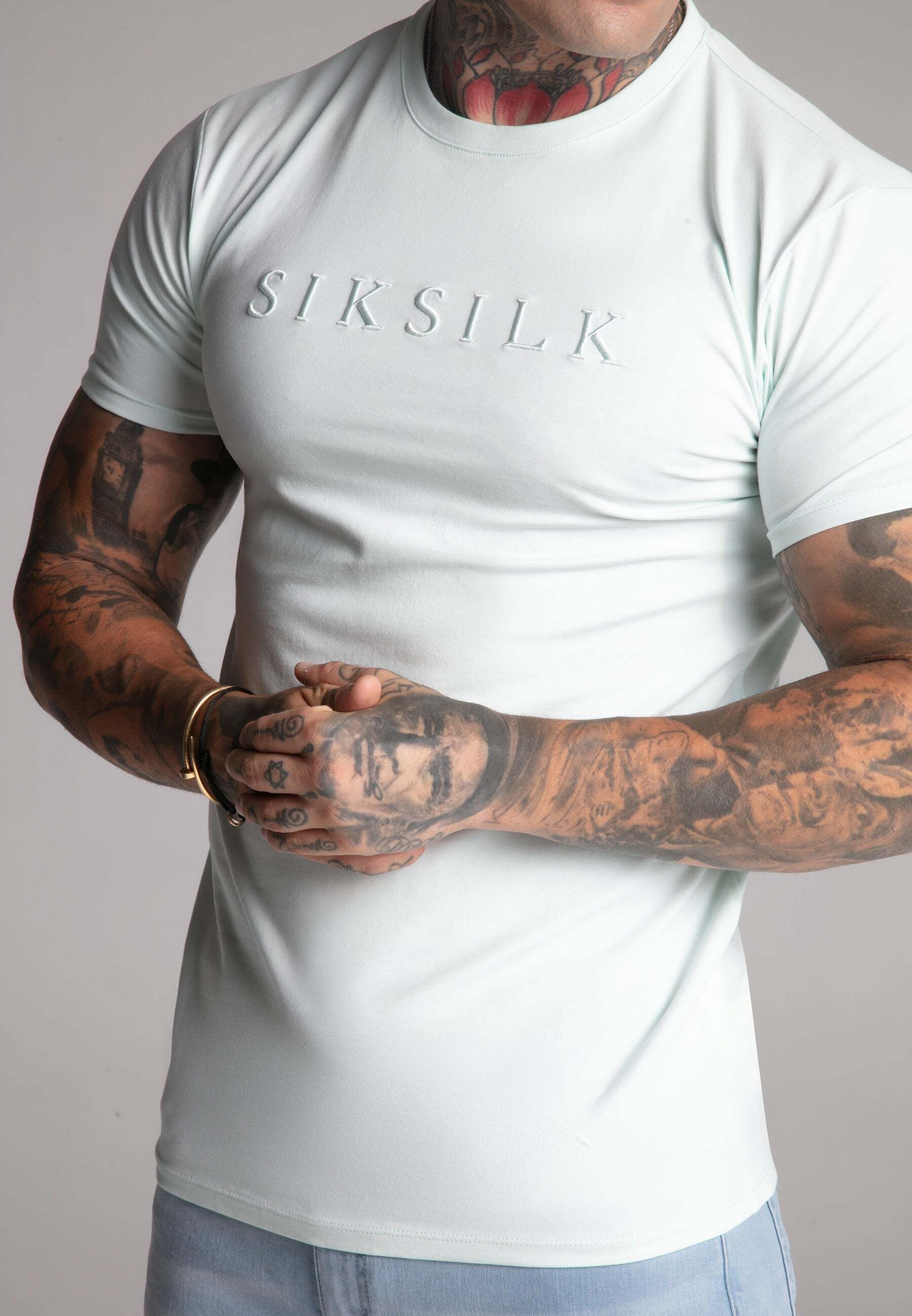 Siksilk T-Shirt »Siksilk T-Shirt Muscle Fit T-Shirt«