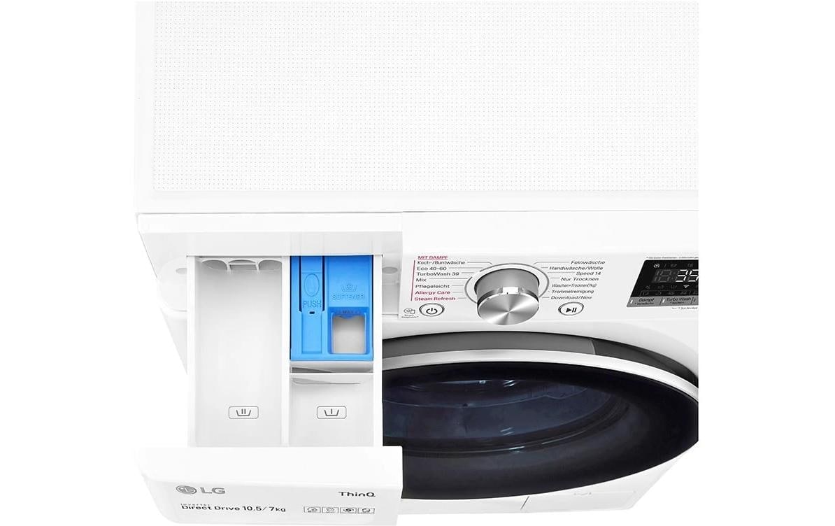 LG Waschtrockner »V7WD107H2E 10,5 kg / 7 kg«