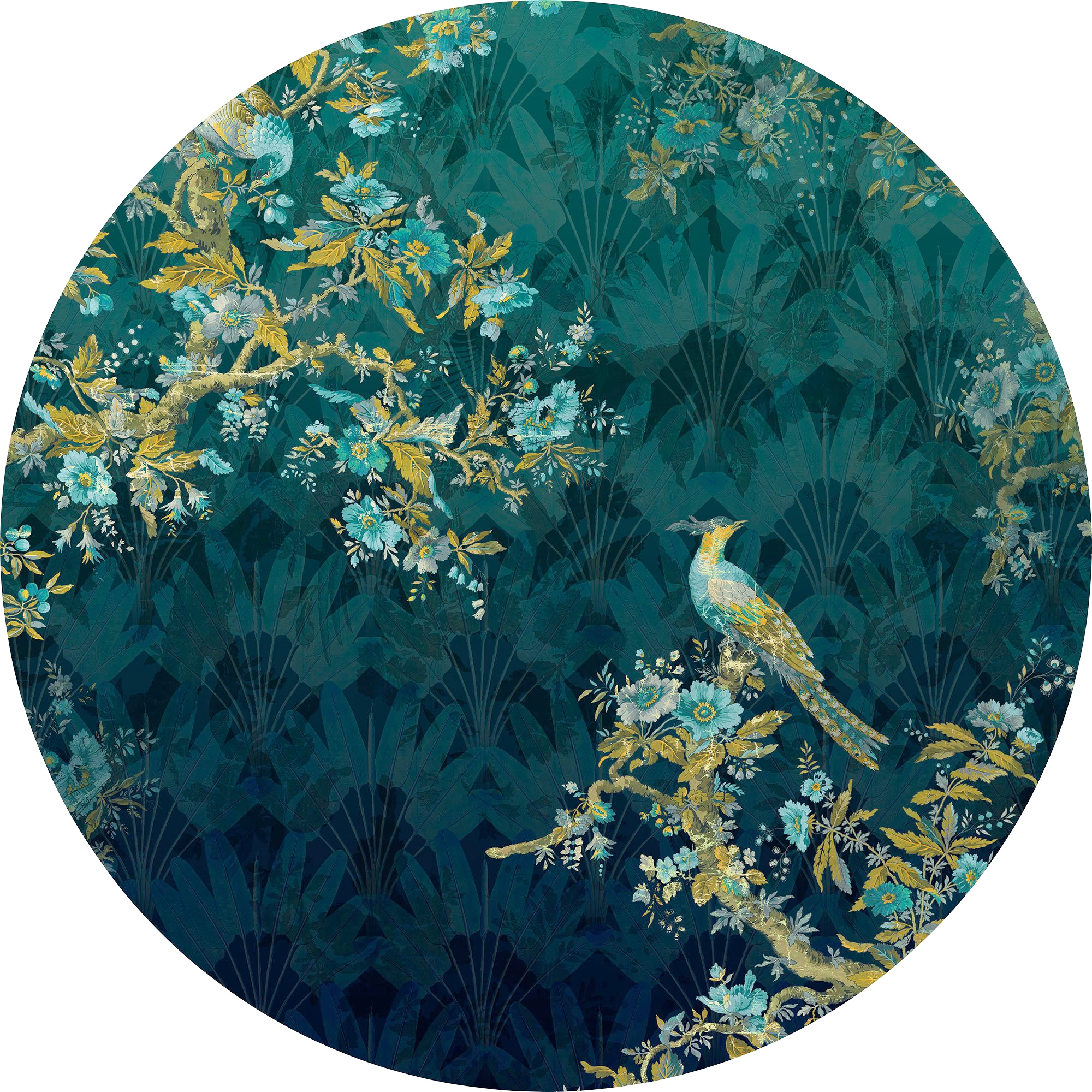 Image of Komar Vliestapete "Vlies selbstklebend - Majestic - Grösse 125 x 125 cm" bedruckt glatt Wohnzimmer, Schlafzimmer