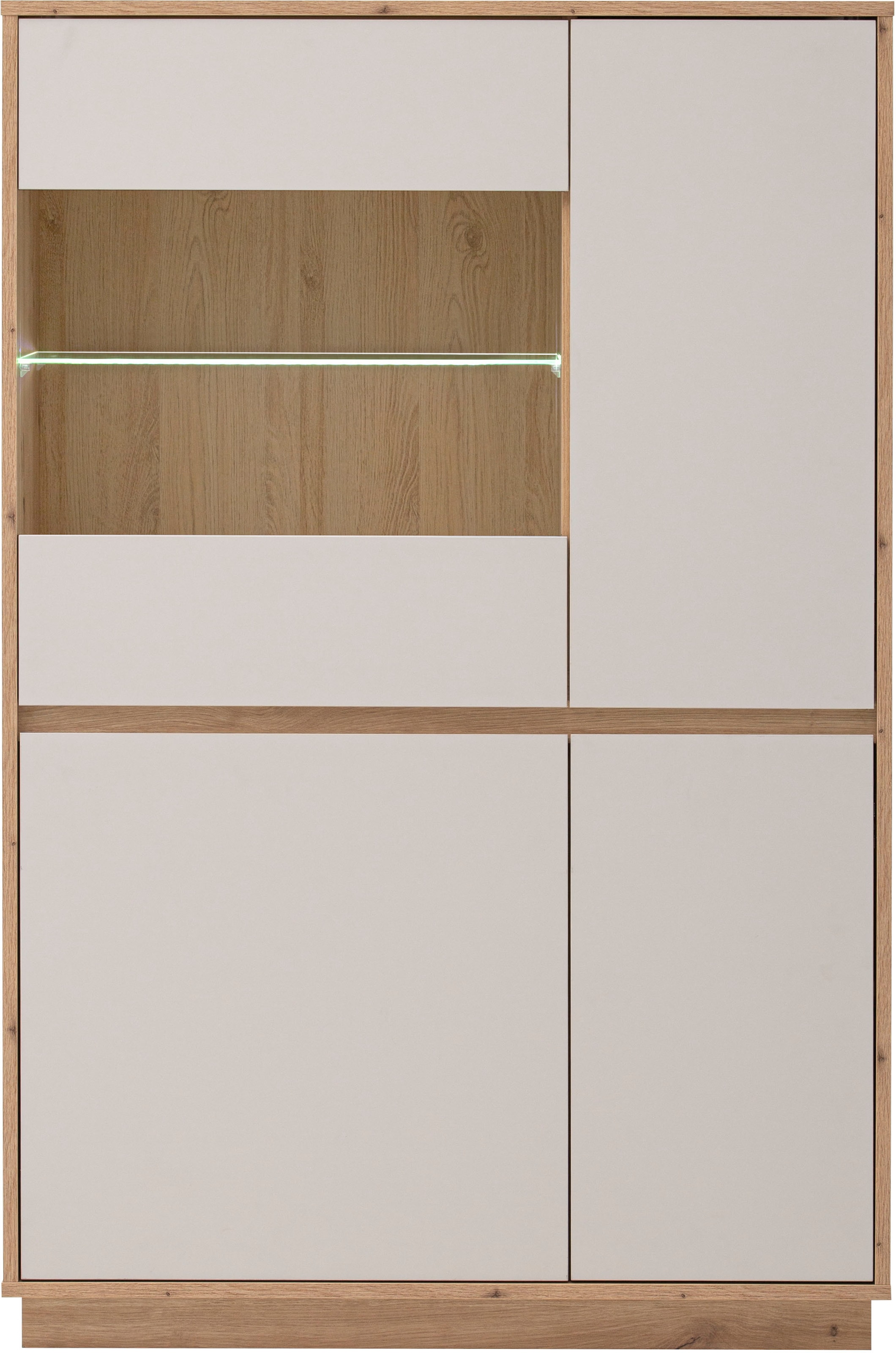 Home affaire Vitrine »Sonora, moderne Glasvitrine, Stauraumelement, Schrank« filigrane Rahmenoptik, ausreichend Stauraum, vielseitig einsetzbar