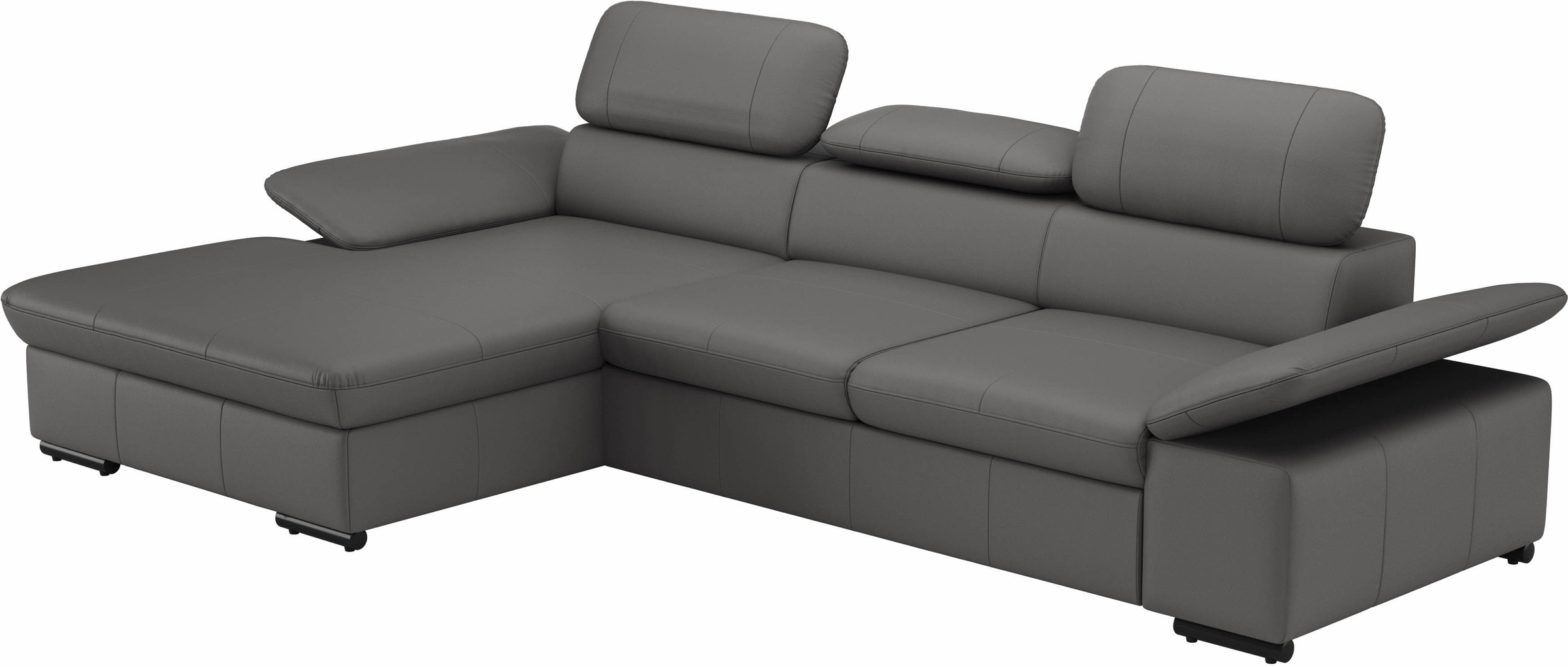 sit&more Ecksofa »Alcudia L-Form«, wahlweise mit Bettfunktion