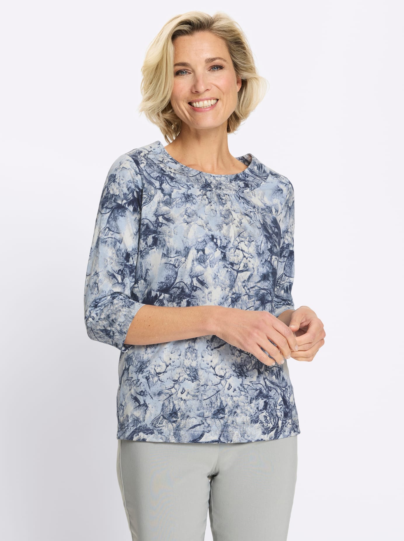 Classic Basics Wasserfallshirt »Shirt« 1