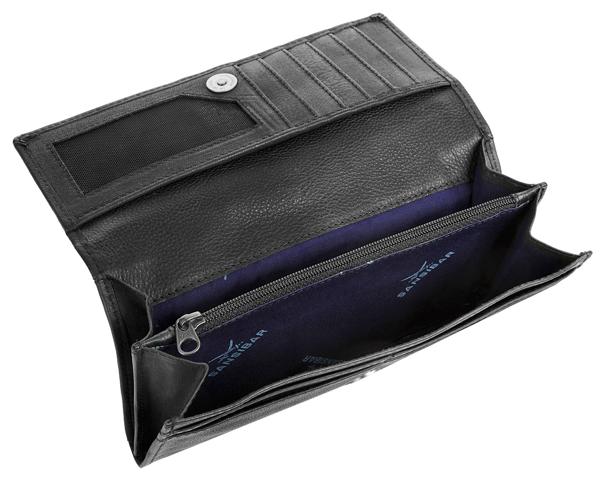 Sansibar Porte-monnaie echt Leder