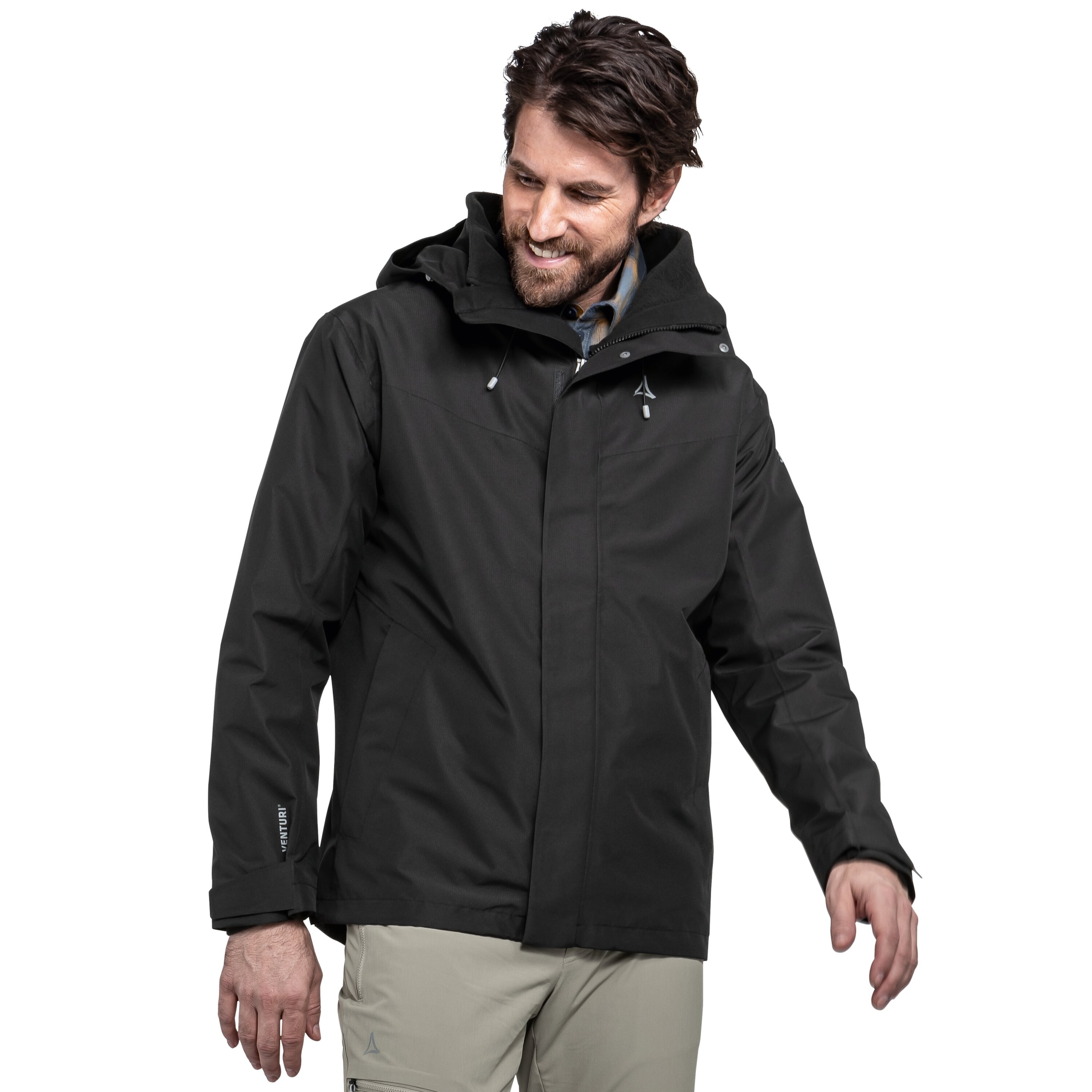 Schöffel 3-in-1-Funktionsjacke »3in1 Jacket Style Okere MNS«, (2 St.), Wasserdicht, winddicht, atmungsaktiv Übergangsjacke