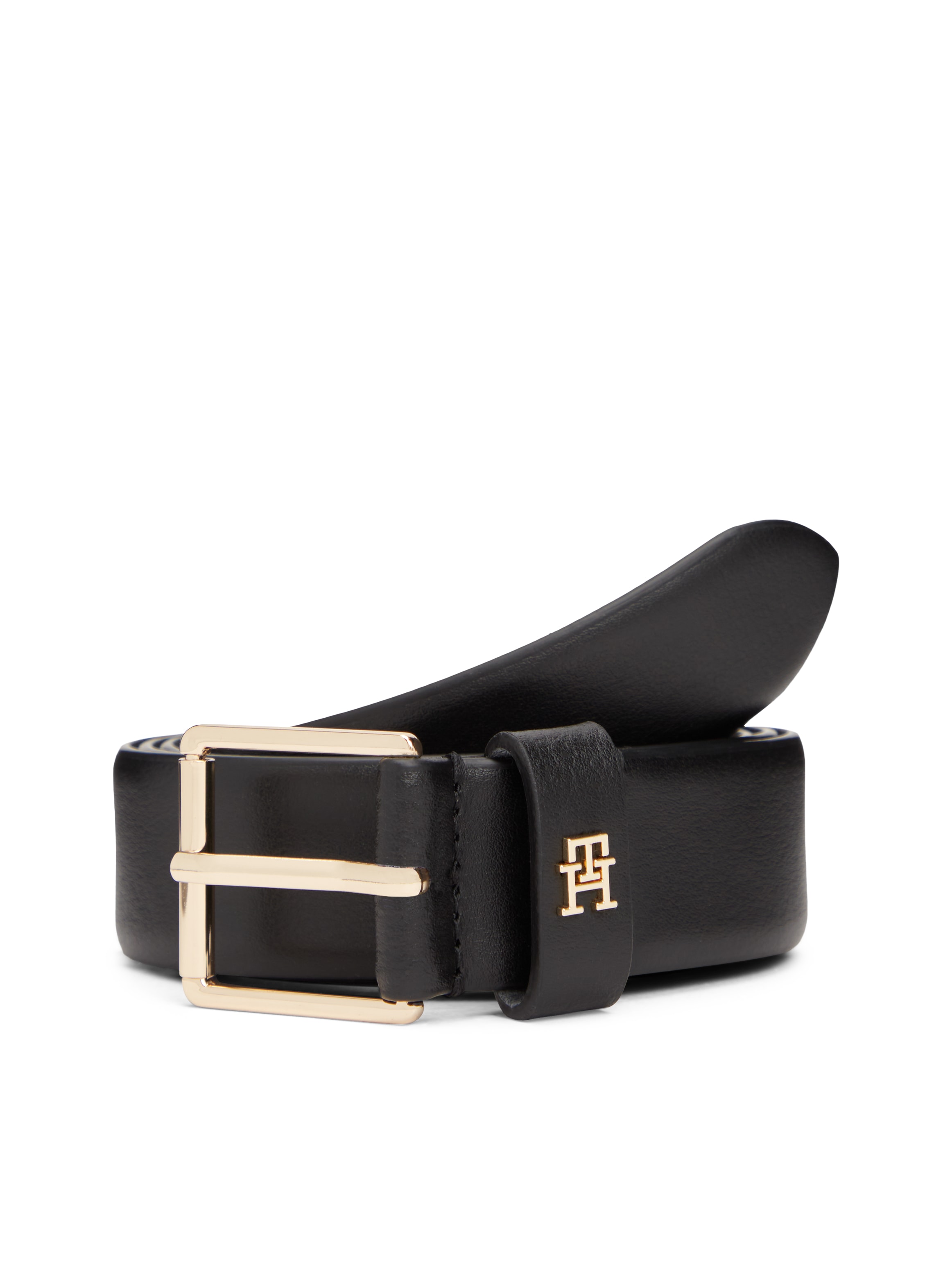 Image of Tommy Hilfiger Ledergürtel "TH SQUARE 3 cm breit" mit quadratischer Schnalle, Breite: 3cm