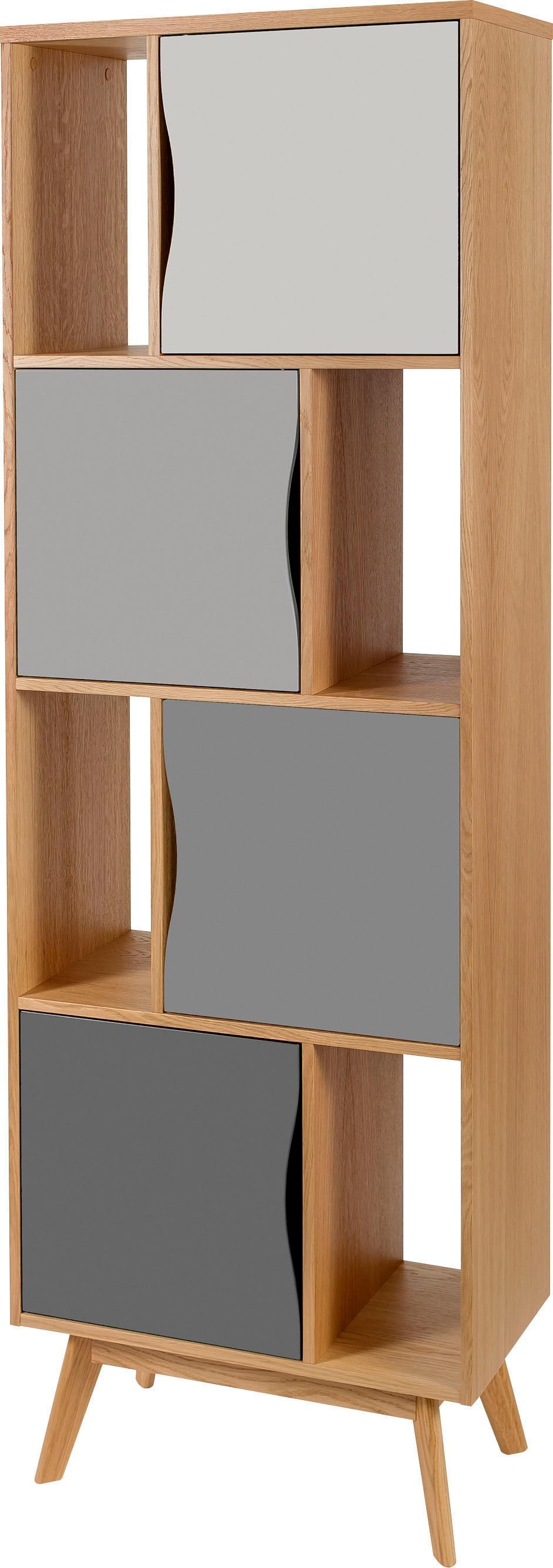 cm, versandkostenfrei Woodman skandinavisches schlichtes Design Bücherregal Höhe 191 aus Holzfurnier Eiche, »Avon«, auf