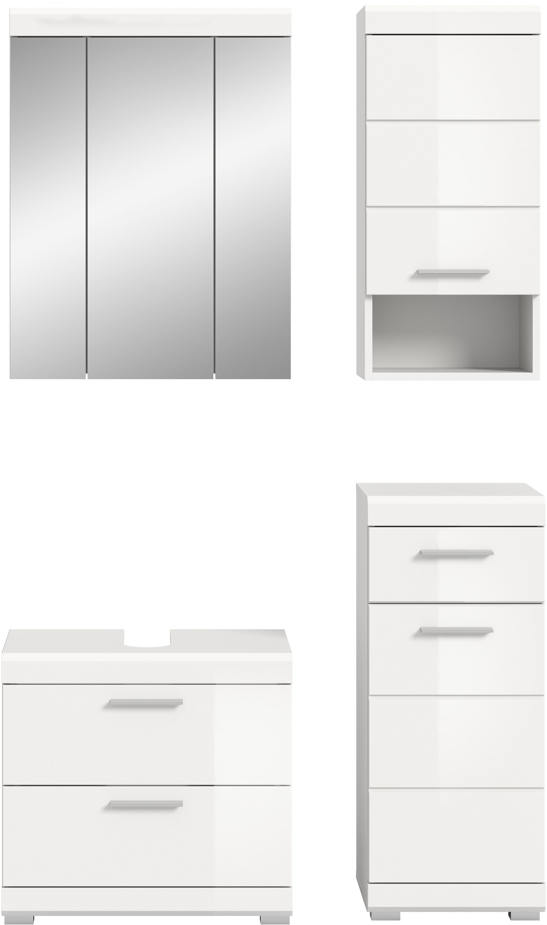 INOSIGN Ensemble de meubles de salle de bain »Siena, 4 teilig, bestehend aus:« Set, TOPSELLER!, 4 cuis tlg.