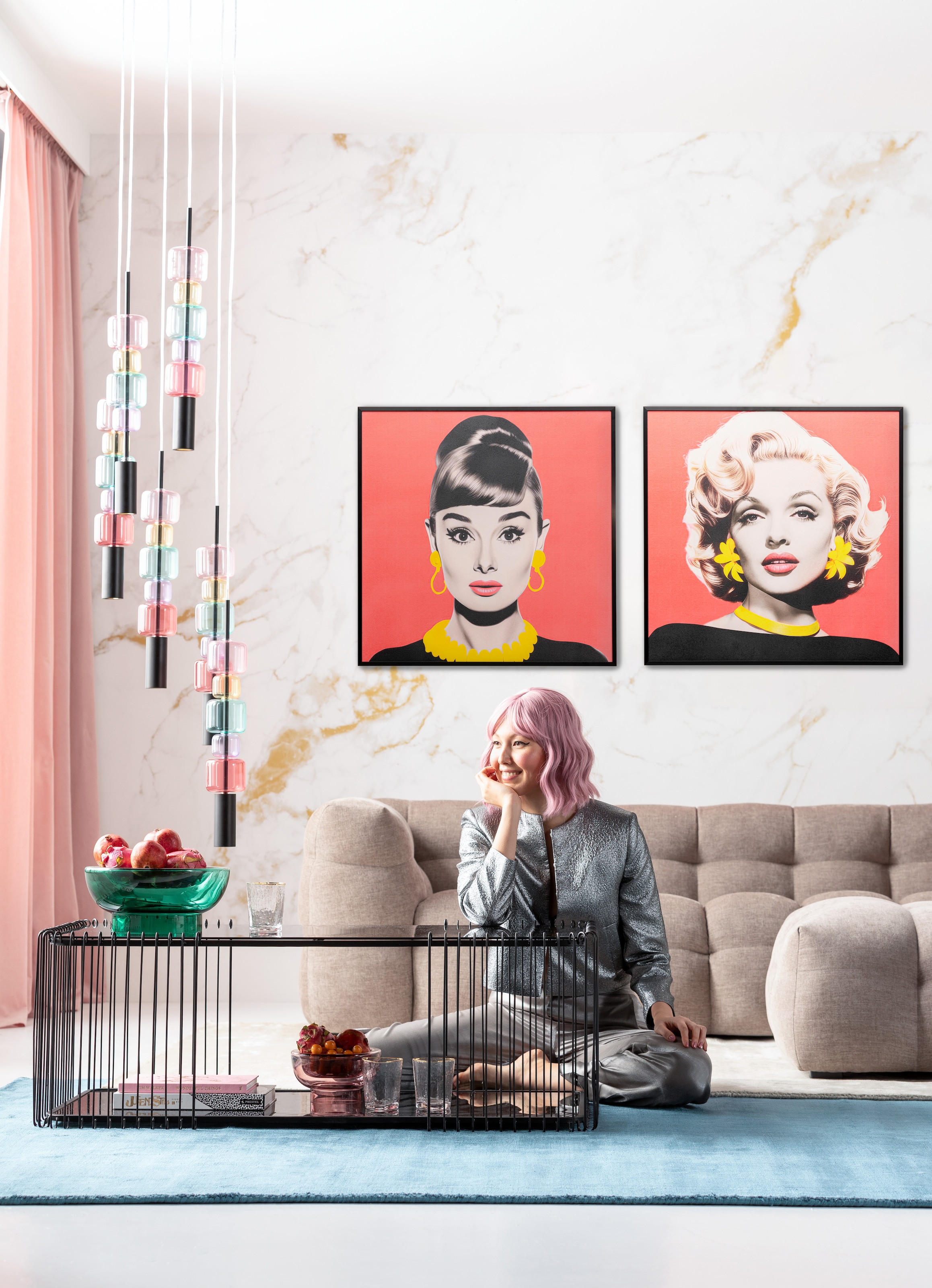 Kare Design Bild mit Rahmen »Gerahmtes Bild Diva 60x60cm« 1,  verschiedene Motive