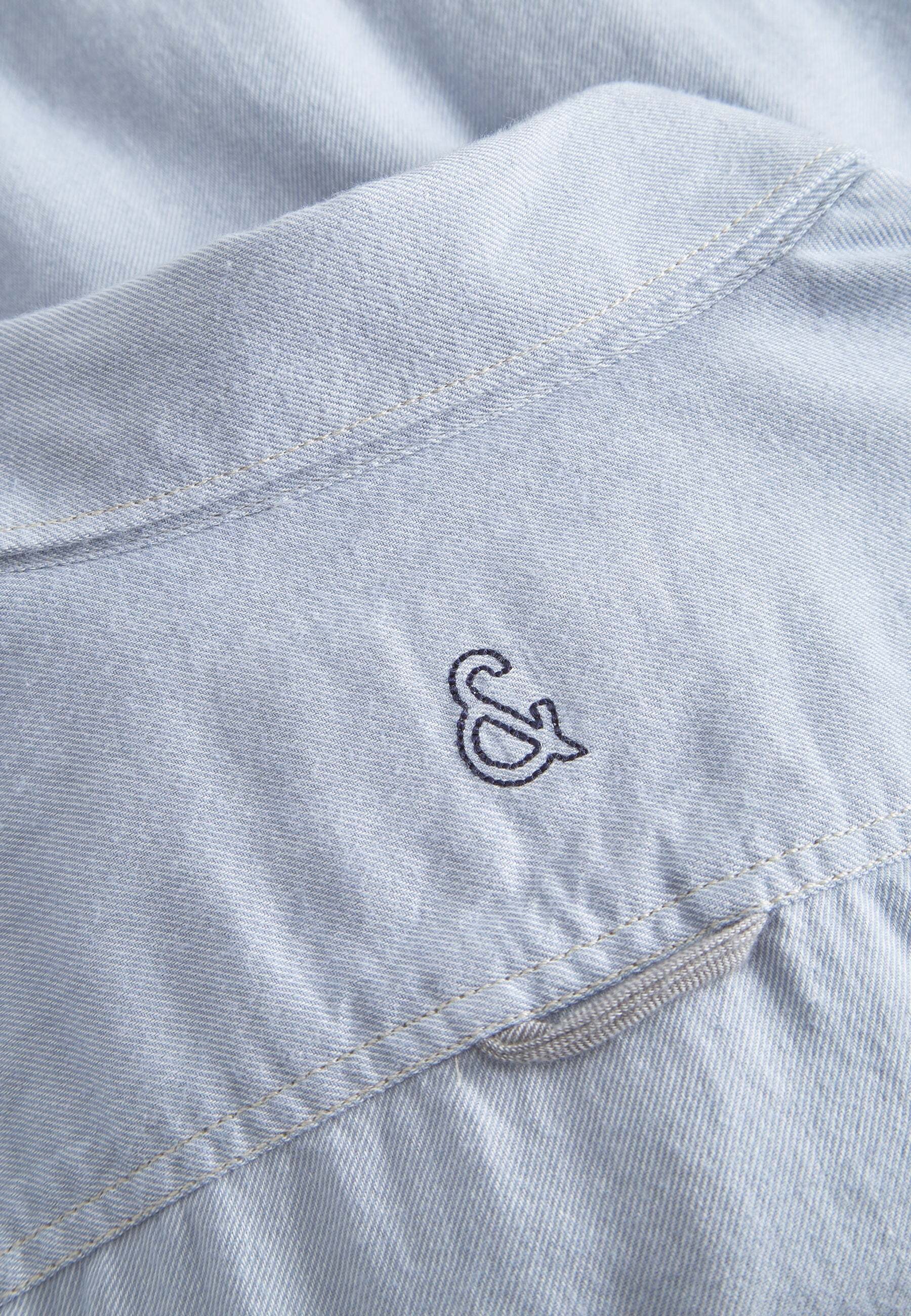 colours & sons Langarmhemd »colours & sons Langarmhemd Shirt Brushed Twill«