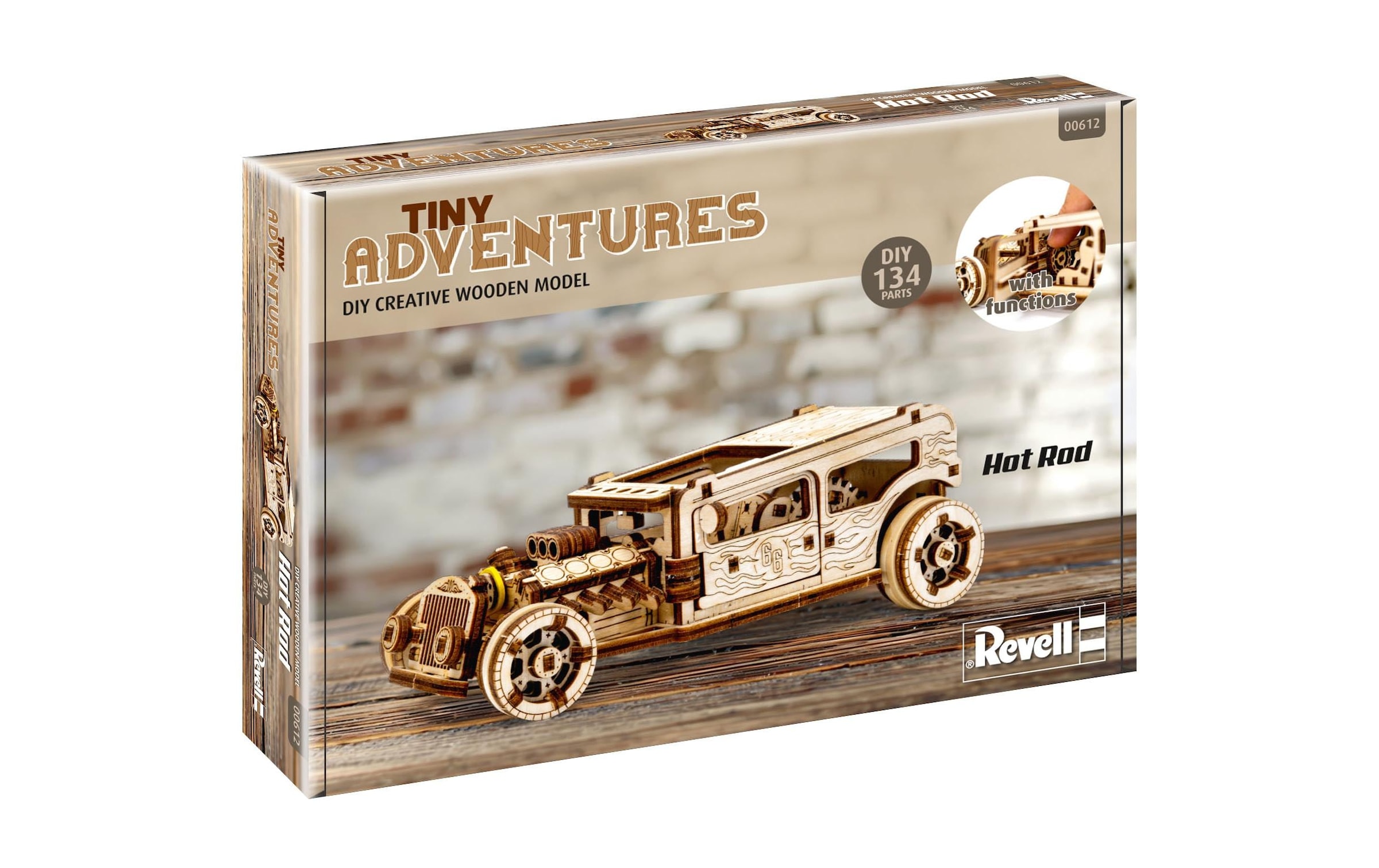Revell® Modellbausatz »Revell Tiny Adventures, Hot Rod« 1:32 Made in Europe