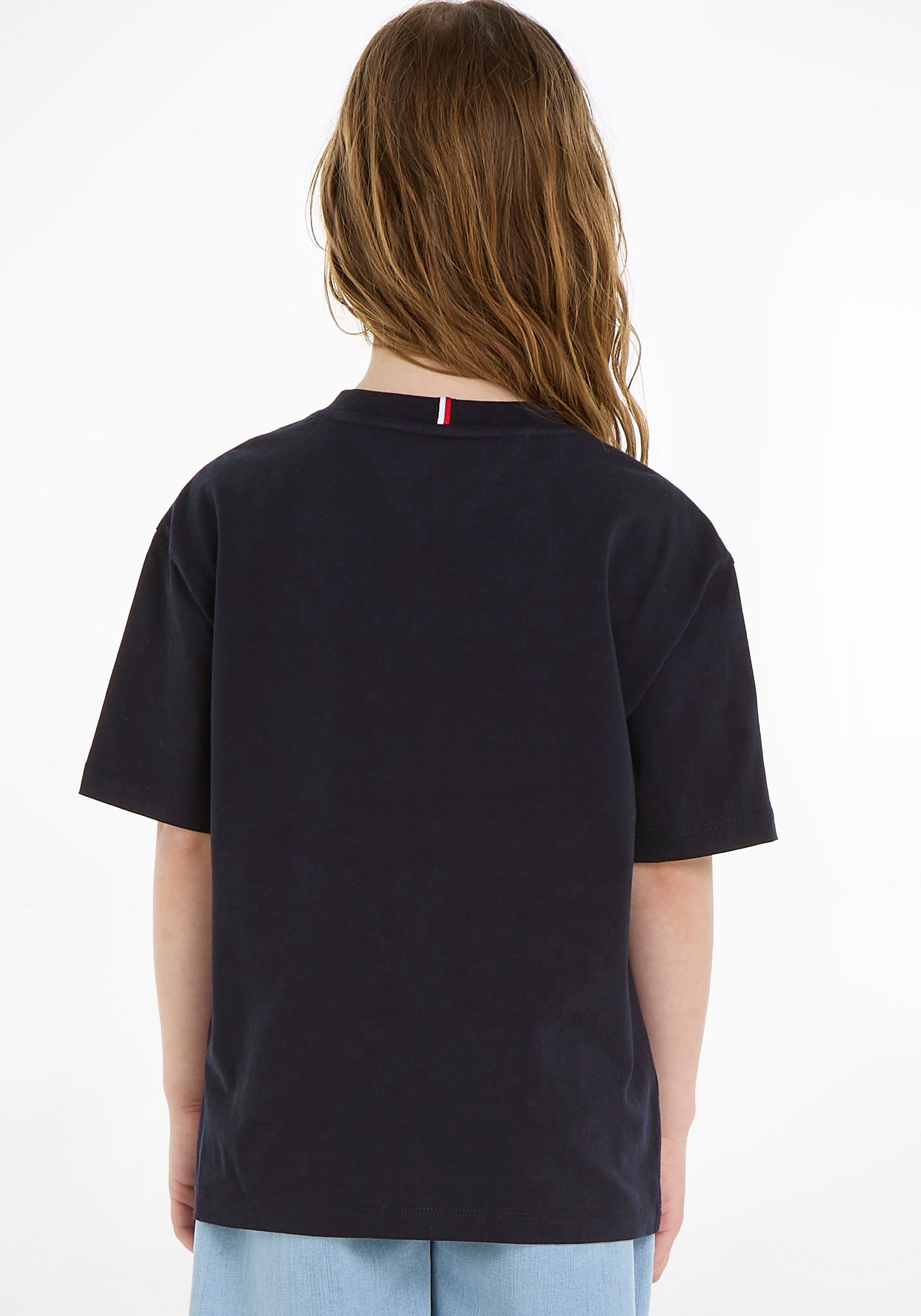 Tommy Hilfiger T-Shirt »U MONOTYPE TEE S/S«, mit grosser Logo-Stickerei