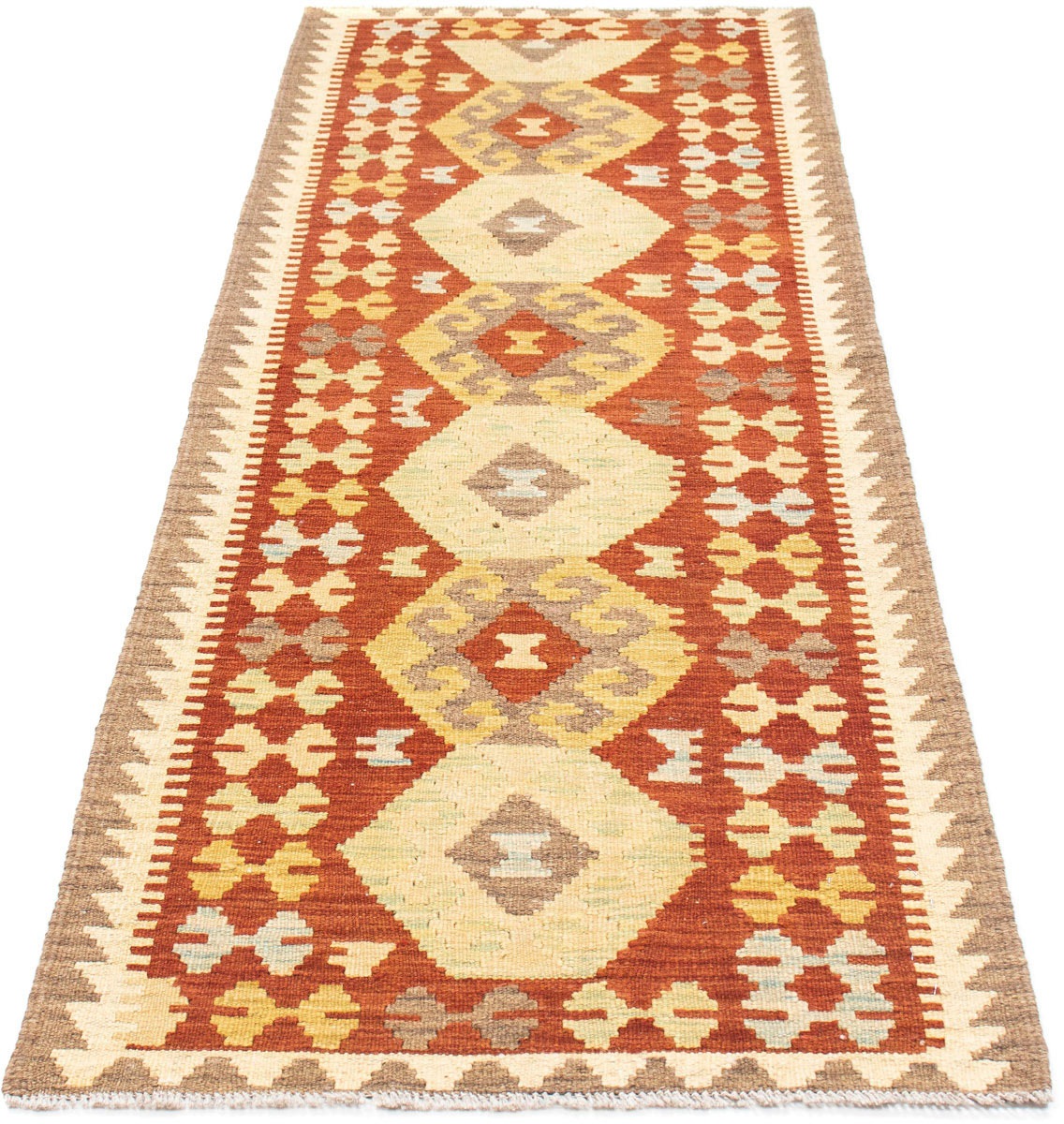 Image of morgenland Läufer »Kelim Medaillon Ruggine 195 x 67 cm«, rechteckig, 0,4 mm Höhe, OrientOptik bei Ackermann Versand Schweiz