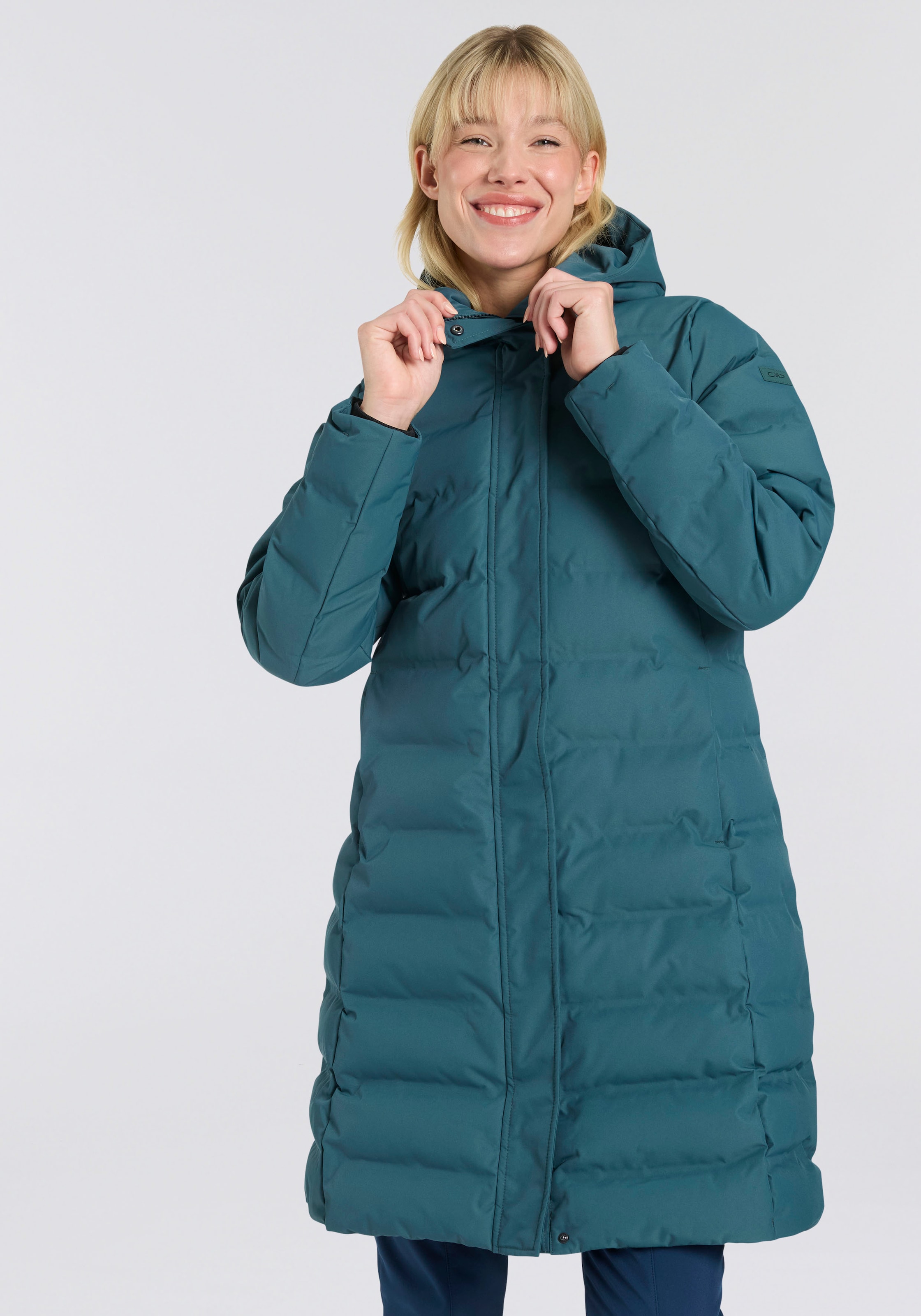 Image of CMP Wintermantel "WOMAN COAT FIX HOOD" wärmend & winddicht & wasserabweisend