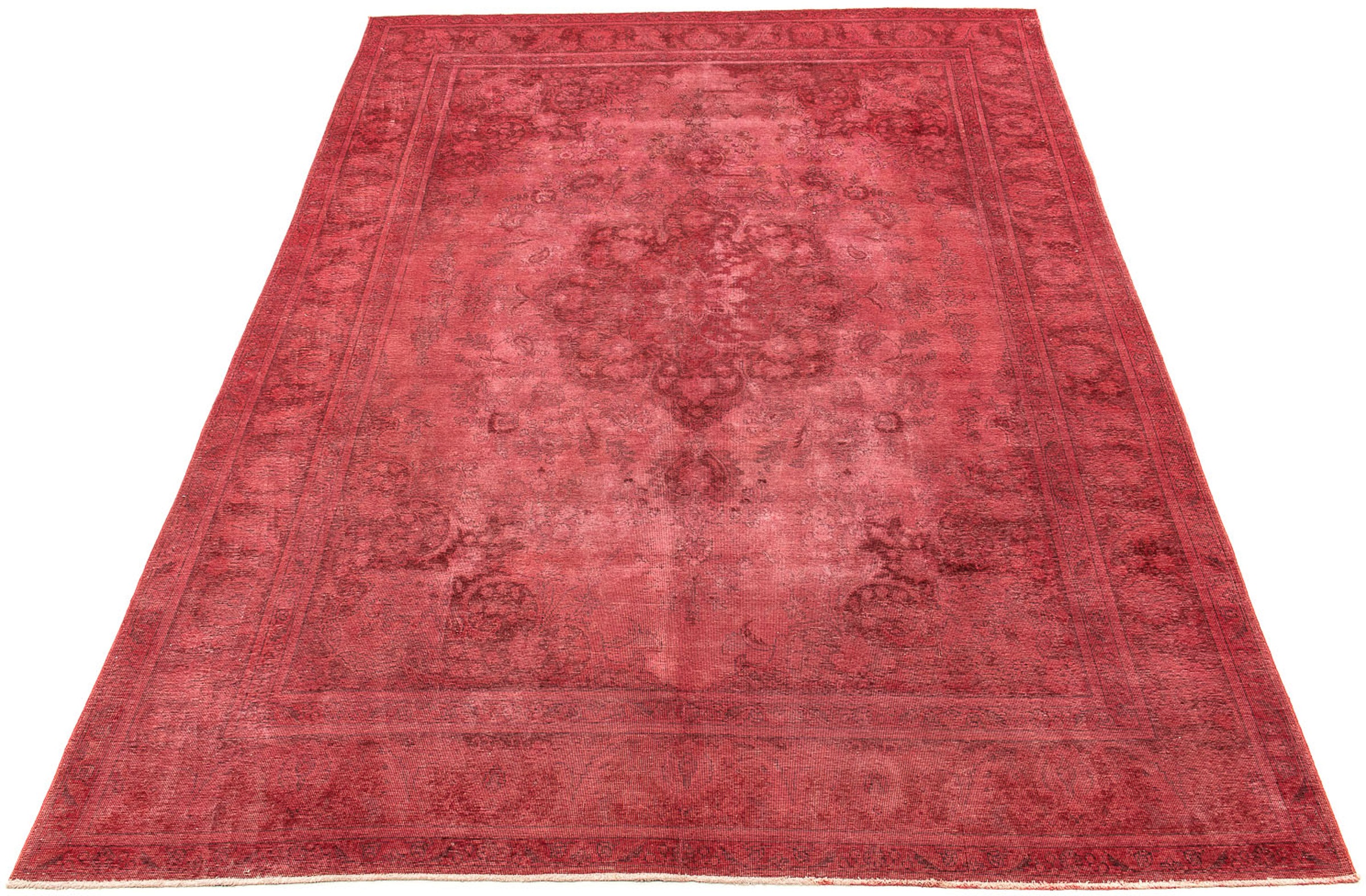 Image of morgenland Teppich »Vintage - 383 x 285 cm - dunkelrot«, rechteckig, 8 mm Höhe, Wohnzimmer, Handgeknüpft, Einzelstück mit Zertifikat bei Ackermann Versand Schweiz