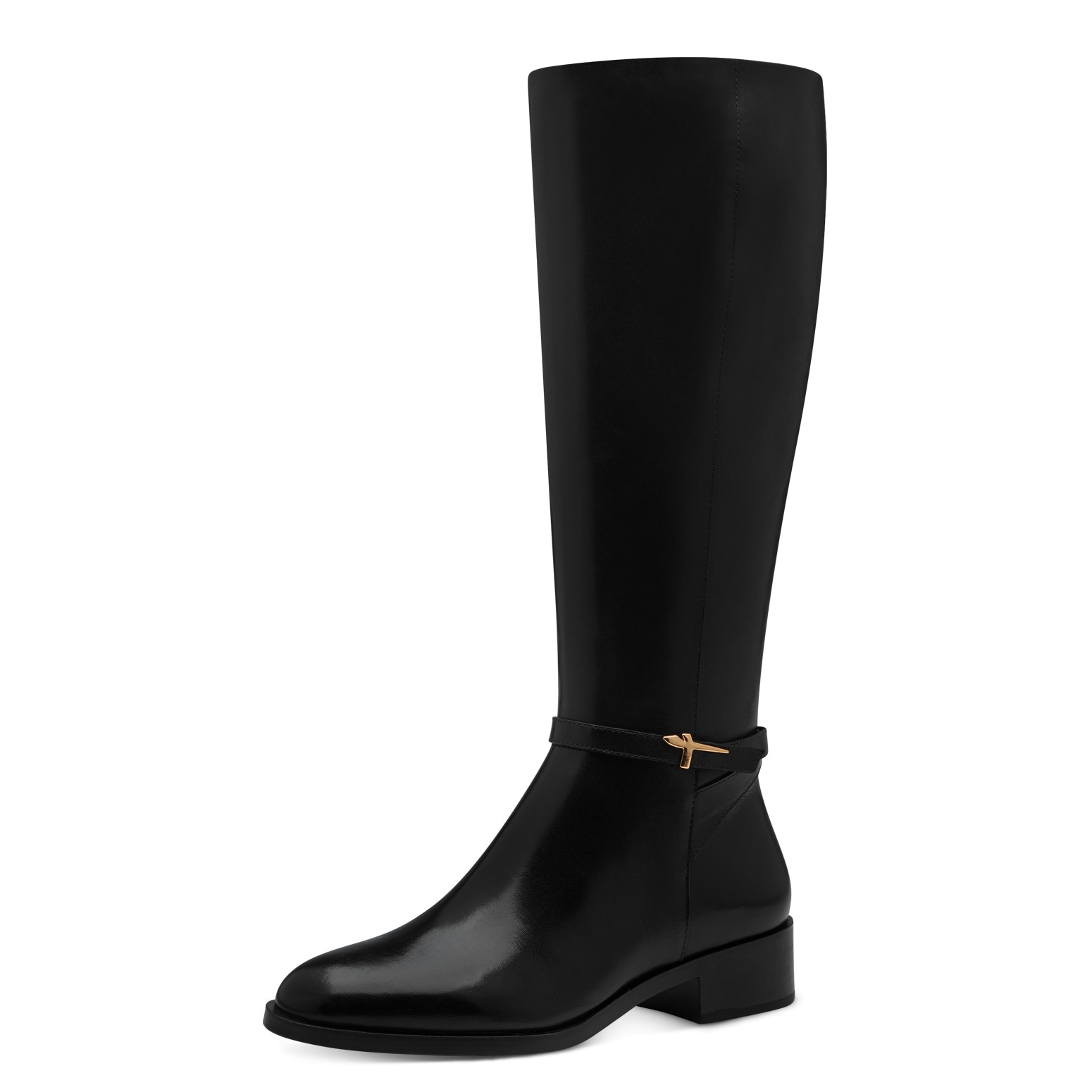 Image of Tamaris Stiefel Blockabsatz, Langschaftstiefel mit T-Logoelement