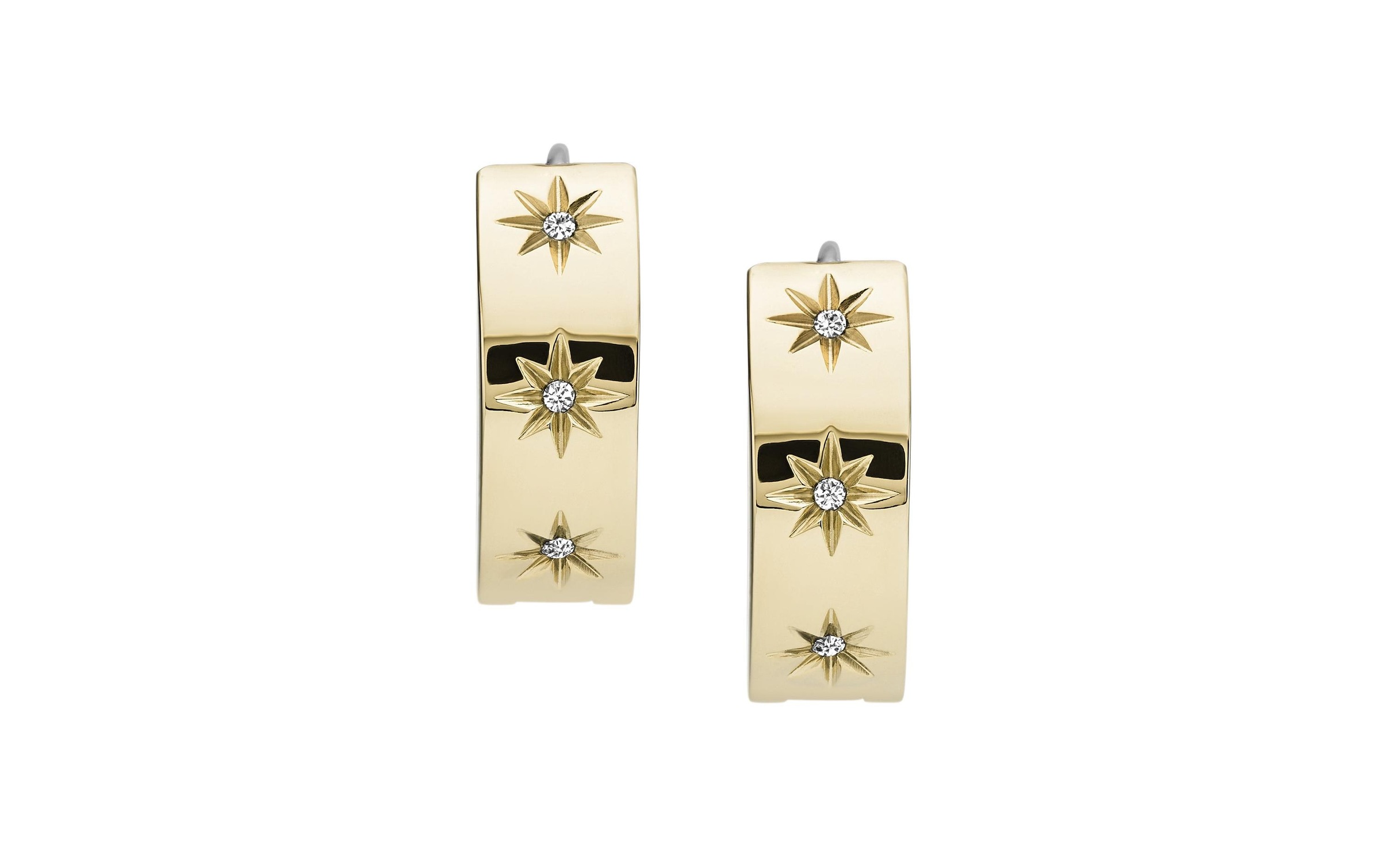 Image of Fossil Paar Creolen »Sutton Edelstahl« bei Ackermann Versand Schweiz